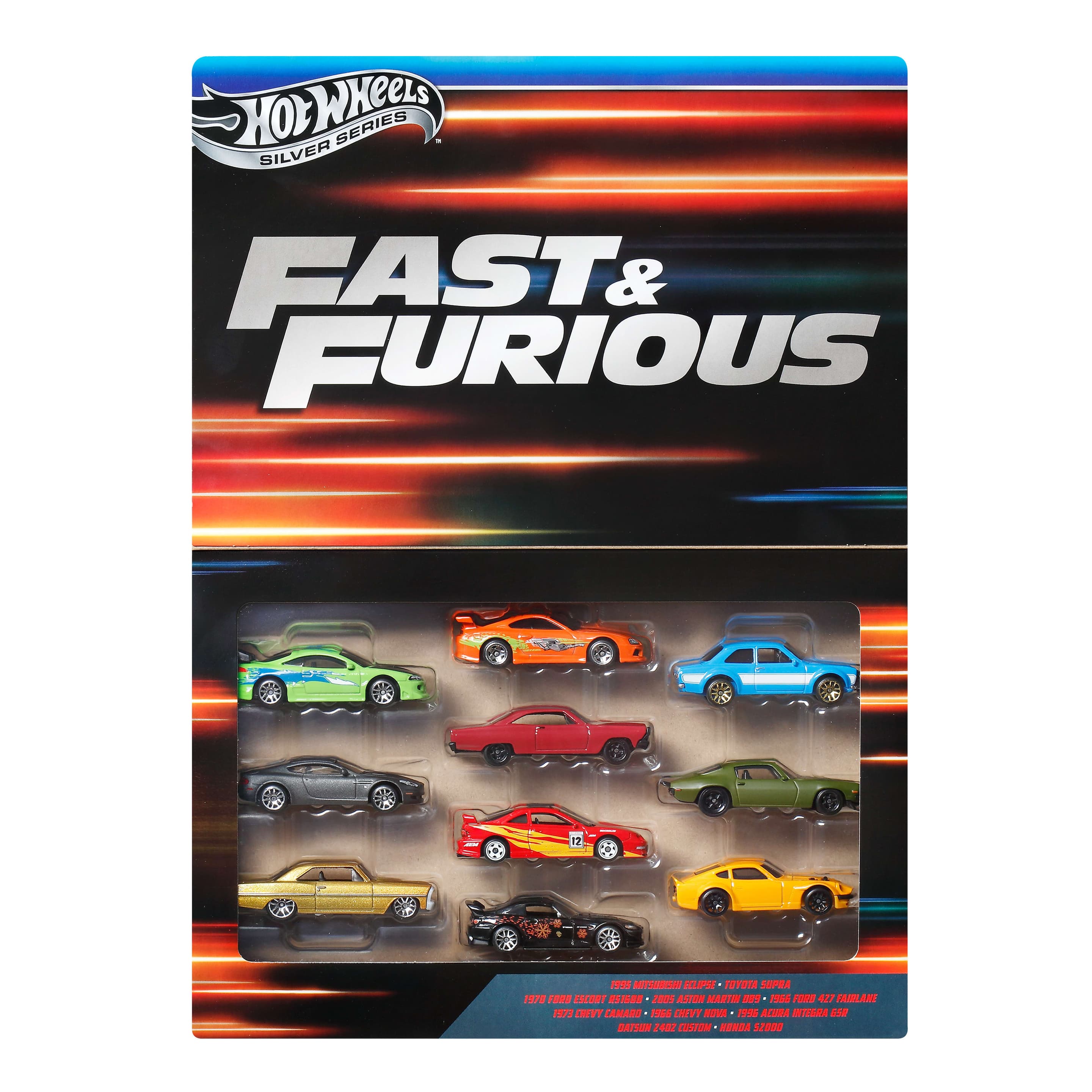 Hot Wheels Fast & Furious 10-Pack