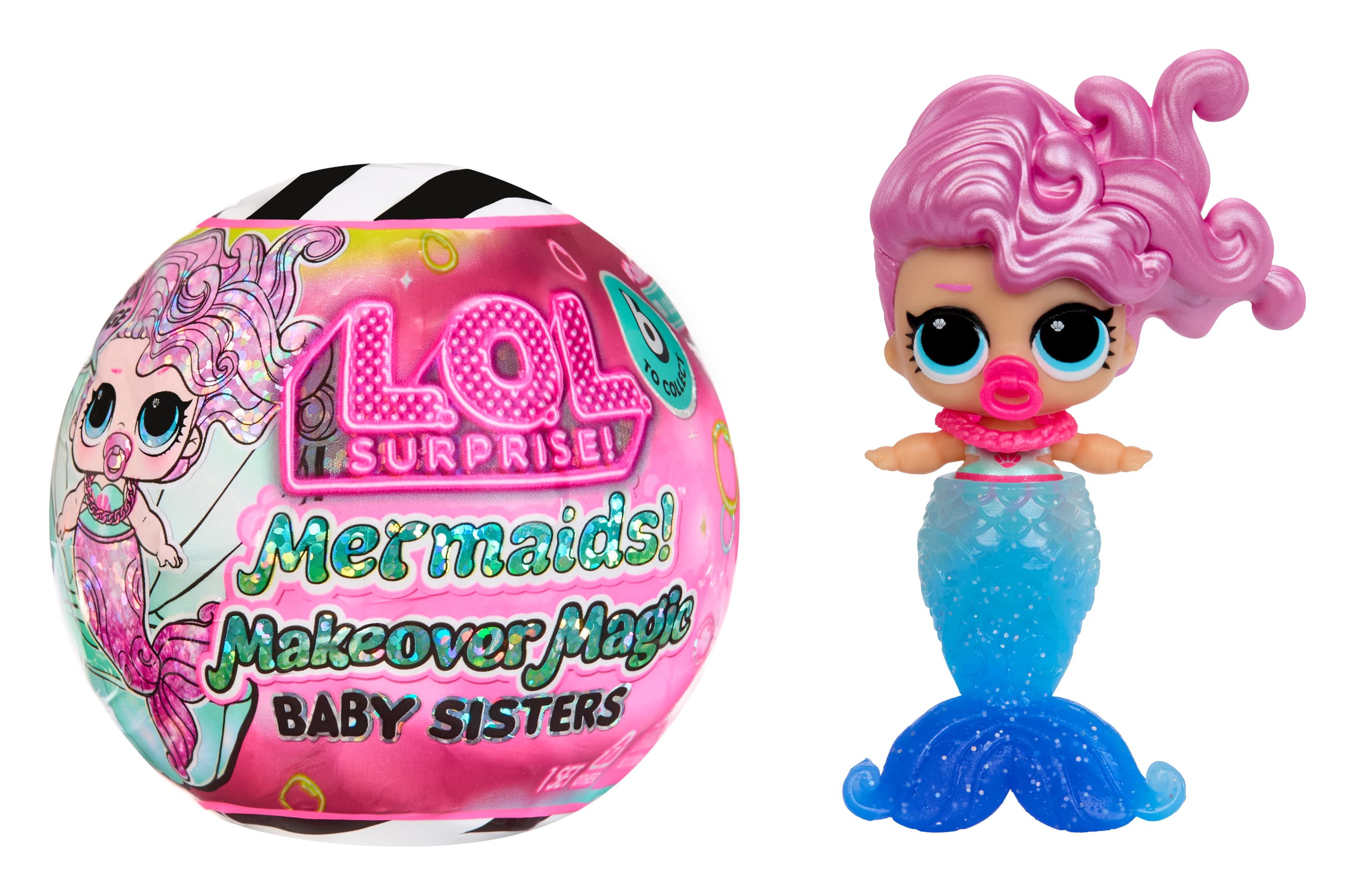 L.O.L. Surprise Mermaids! Makeover Magic Baby Sisters Sammelpuppen – Keine Auswahl möglich