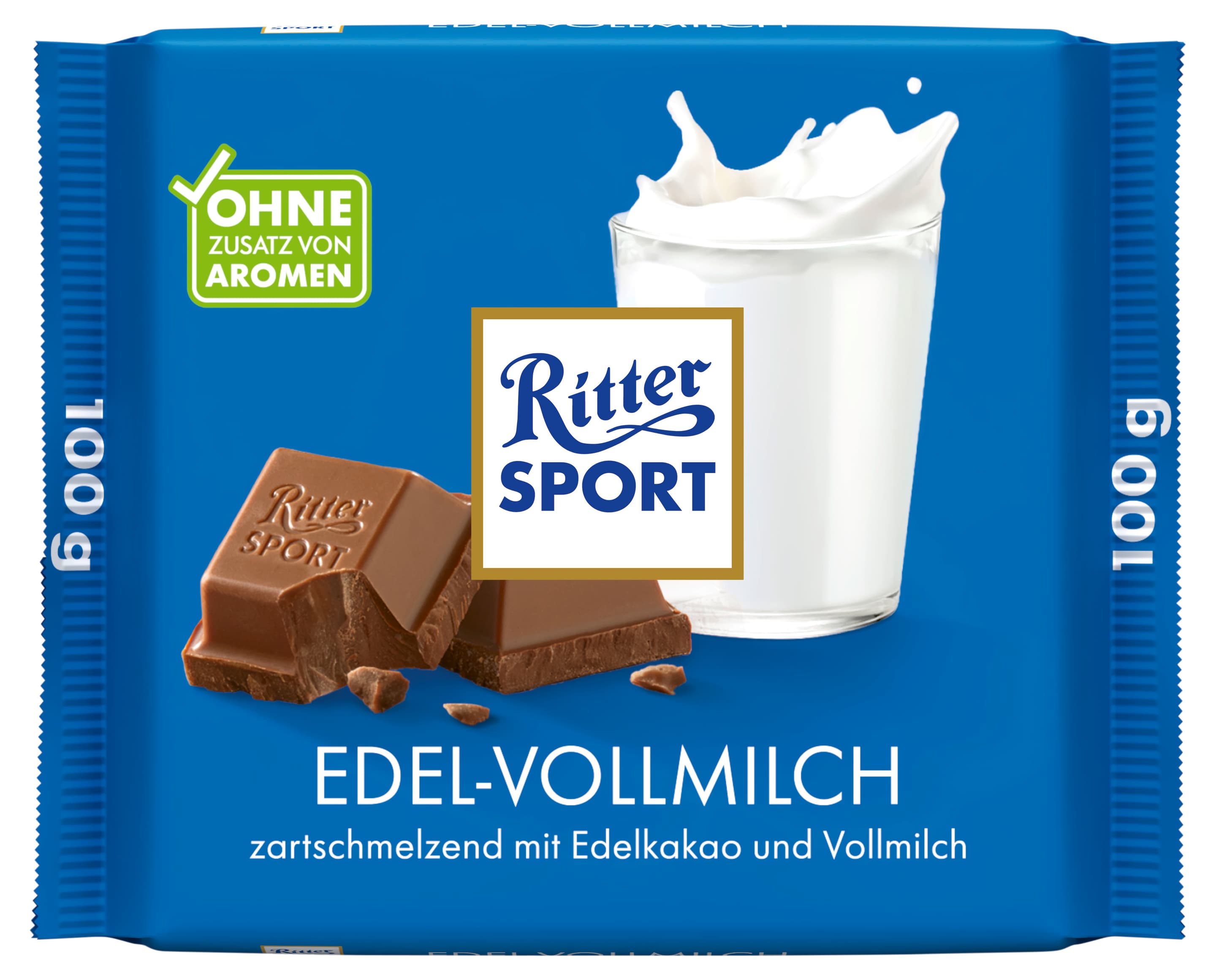 Ritter Sport 100G Edel-Vollmilch Tafel