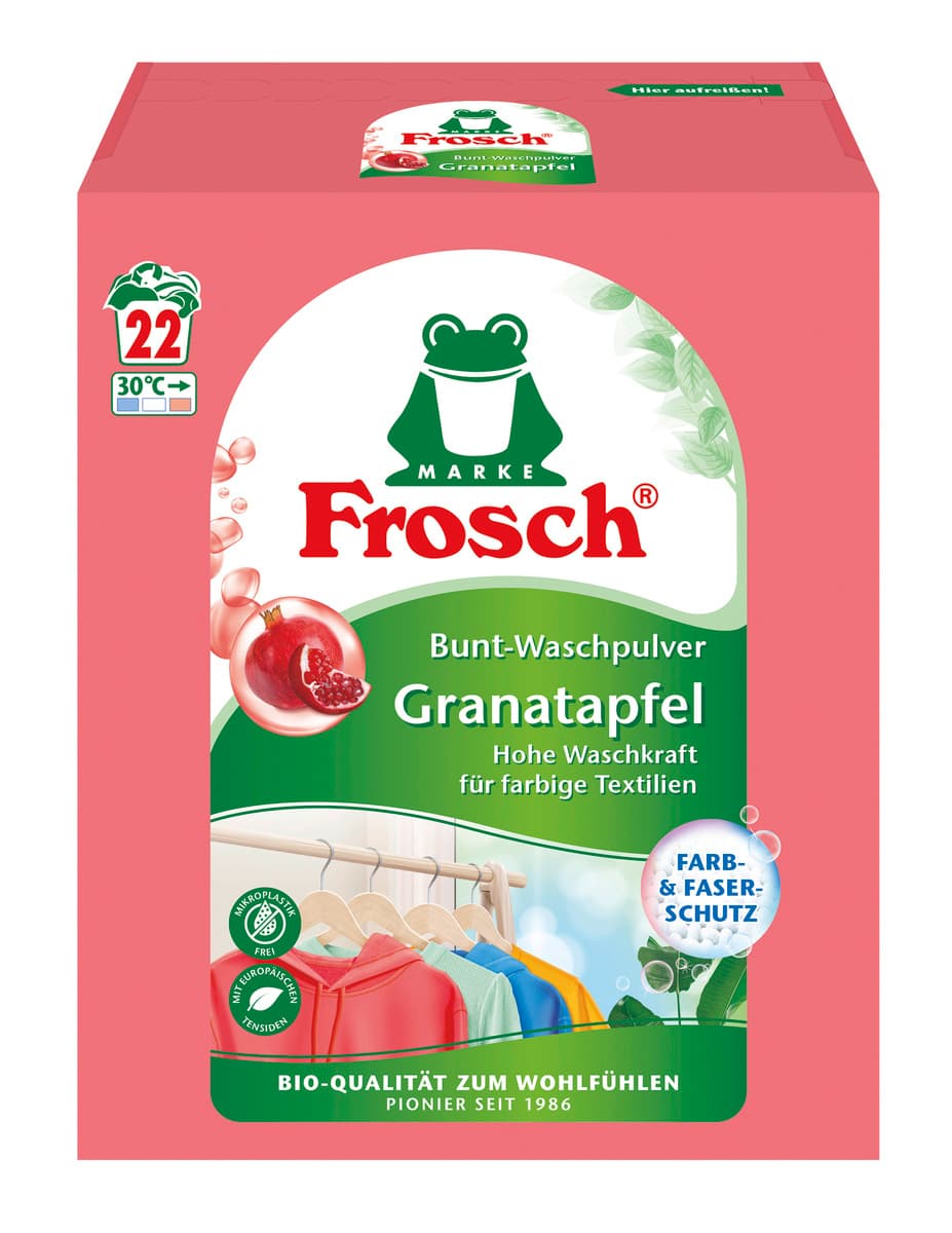 Frosch Bunt-Waschpulver Granatapfel 1,45 kg