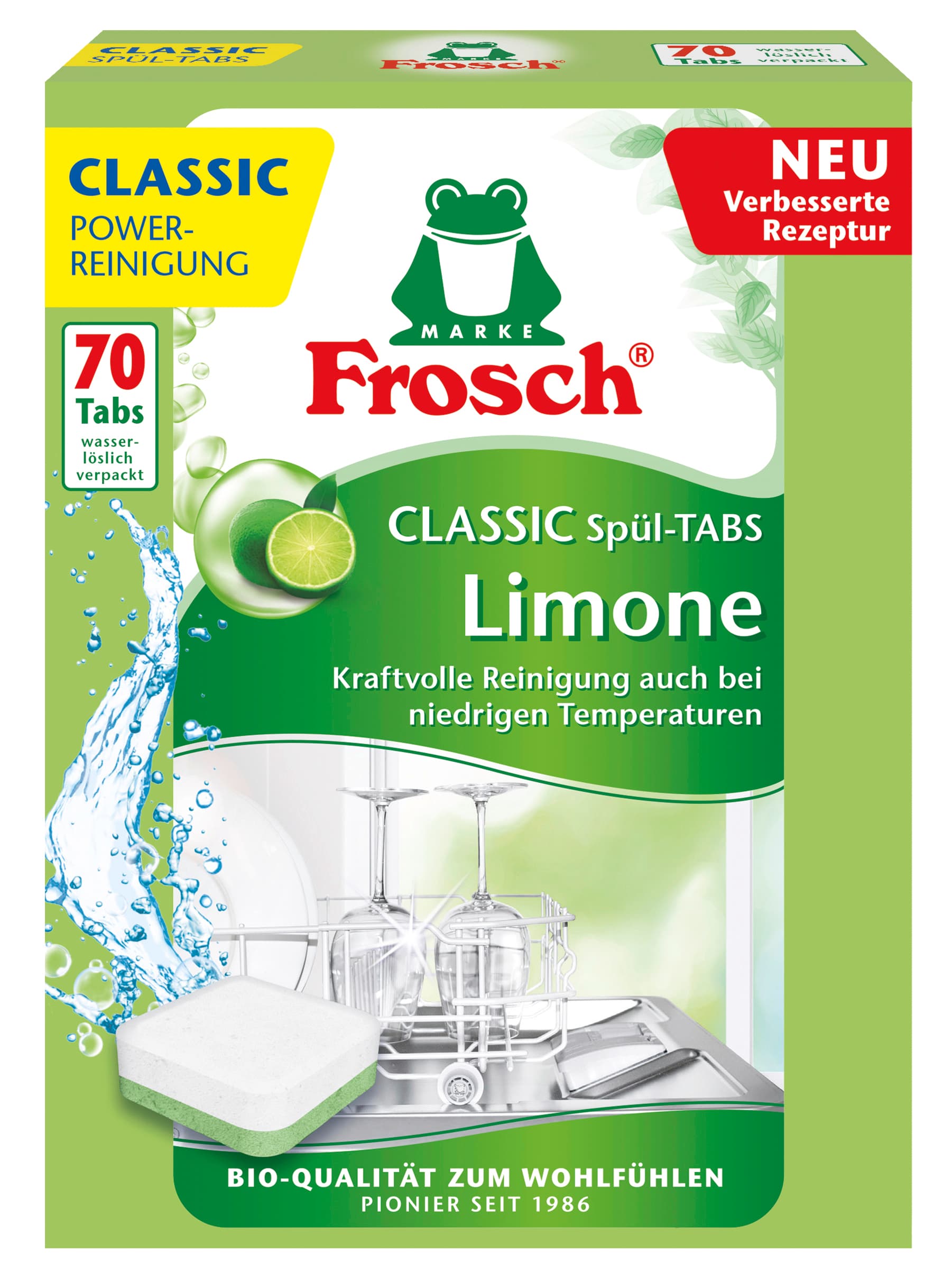 Frosch Classic Spülmaschinen Tabs Limone