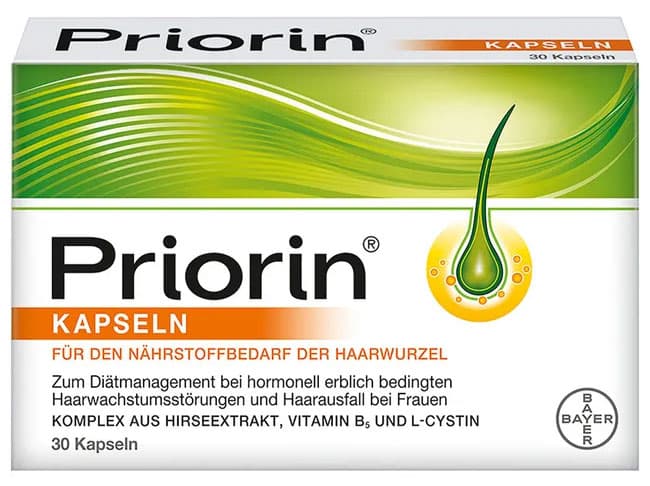 Priorin Kapseln für den Nährstoffbedarf der Haarwurzel 30 Stück