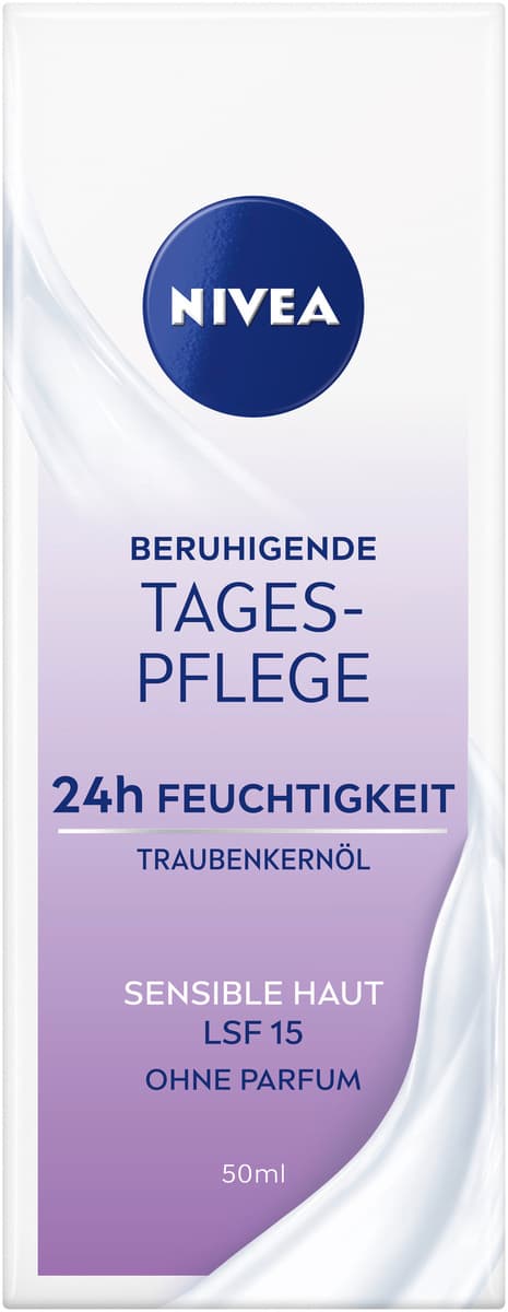 NIVEA Beruhigende Tagespflege 24h Feuchtigkeit Sensible Haut LSF15