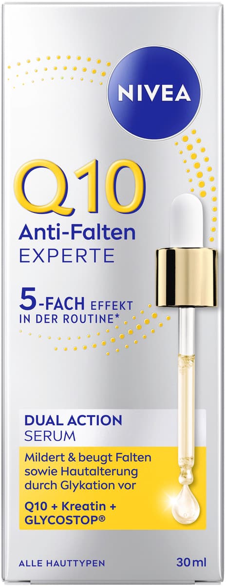Nivea Dual Action Serum Q10 Anti-Falten Experte