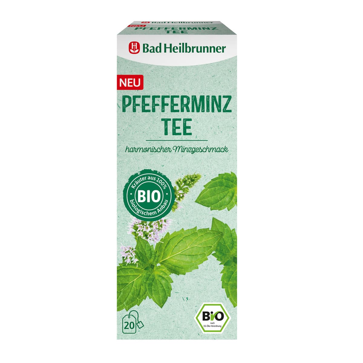 Bad Heilbrunner Bio Kräutertee Pfefferminz Tee