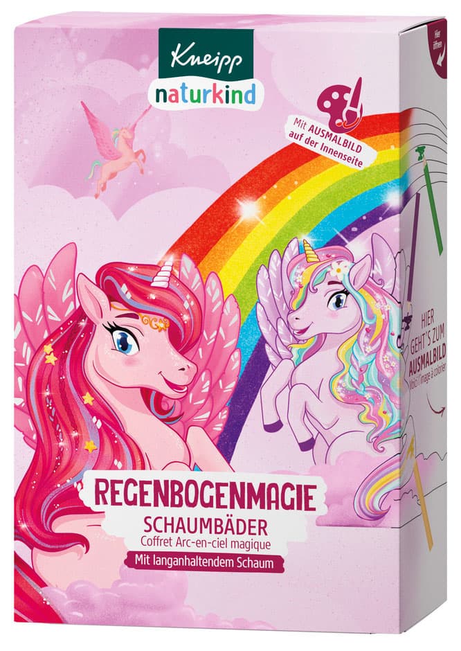 Kneipp naturkind Regenbogenmagie Schaumbäder Geschenkest