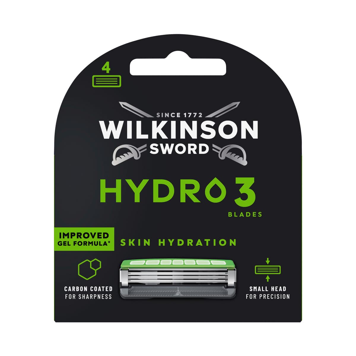 WILKINSON SWORD Hydro3 Klingenpackung mit 4 Klingen