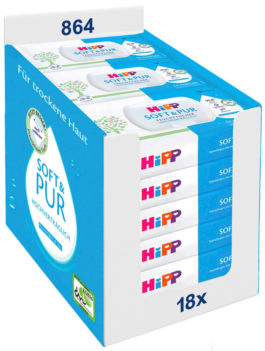 HIPP Feuchttücher Soft & Pur