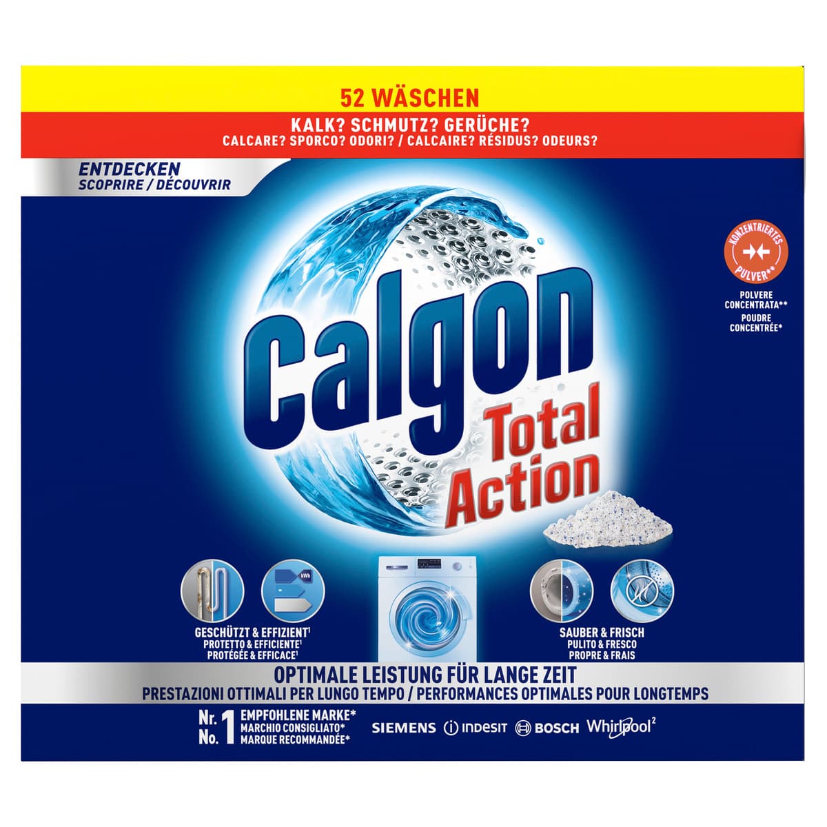 Calgon Total Action Wasserenthärter Pulver 1,3kg