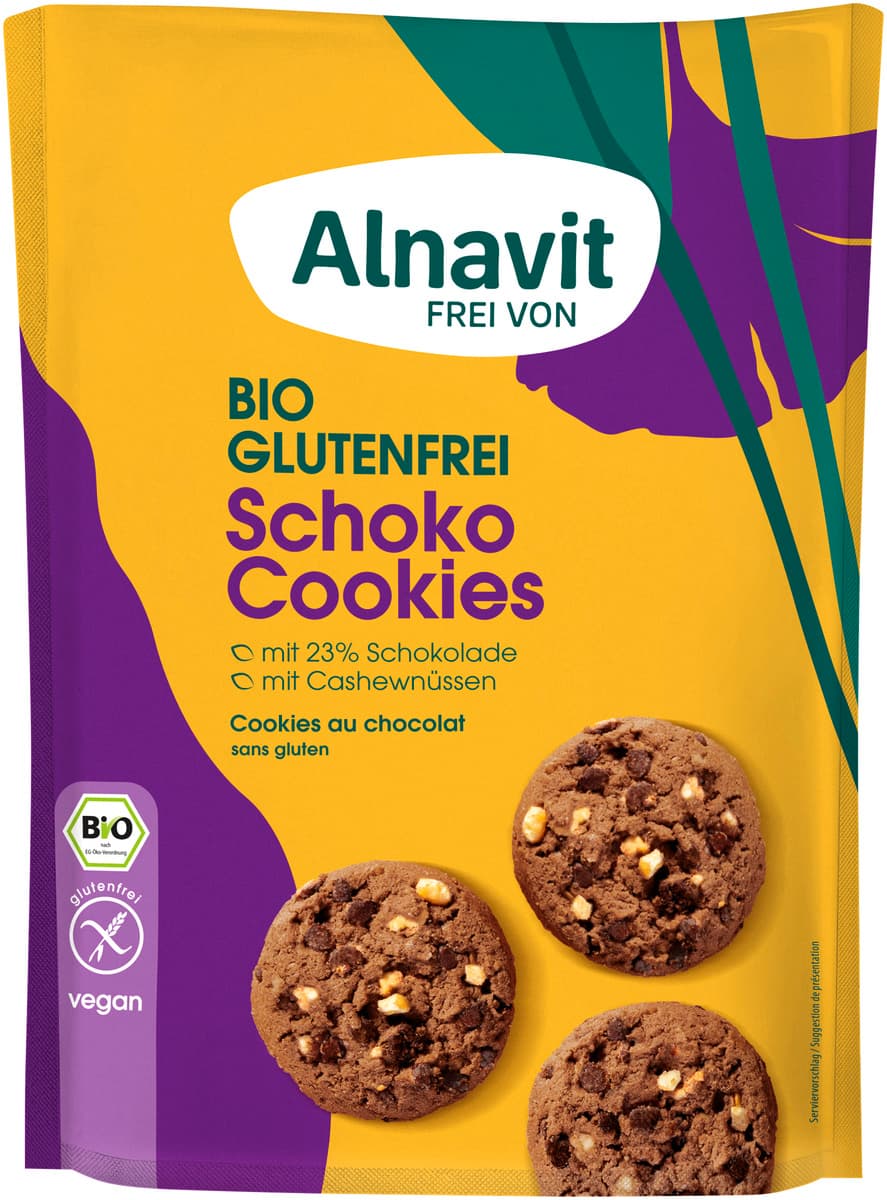 Alnavit Bio Schoko Cookies glutenfrei