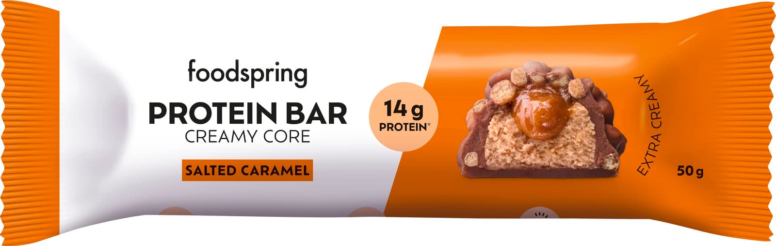 Foodspring Protein Bar Creamy Core Salted Caramel