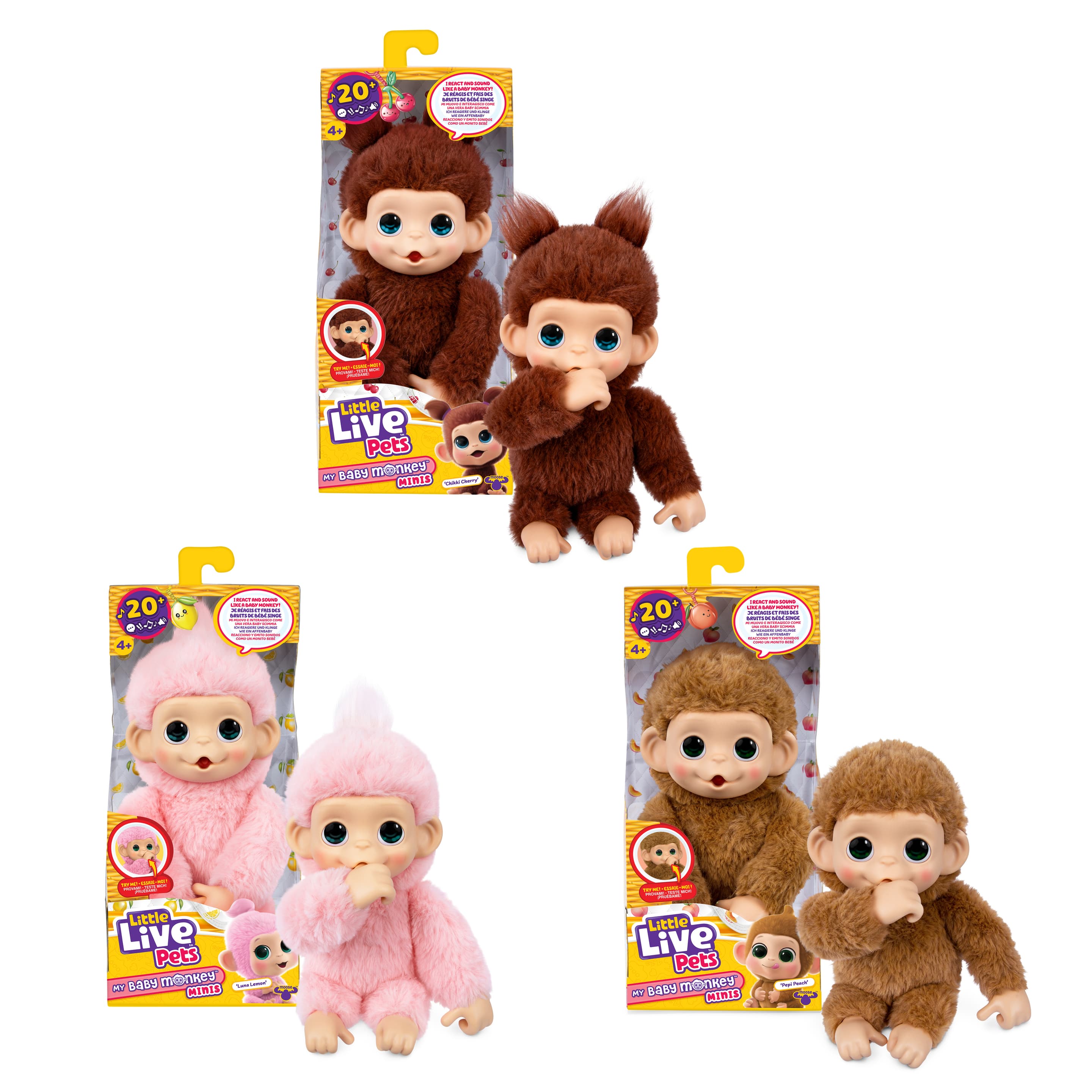 Little Live Pets MB S3 MINI MONKEY Einzelpack sortiert (Keine Auswahl möglich)