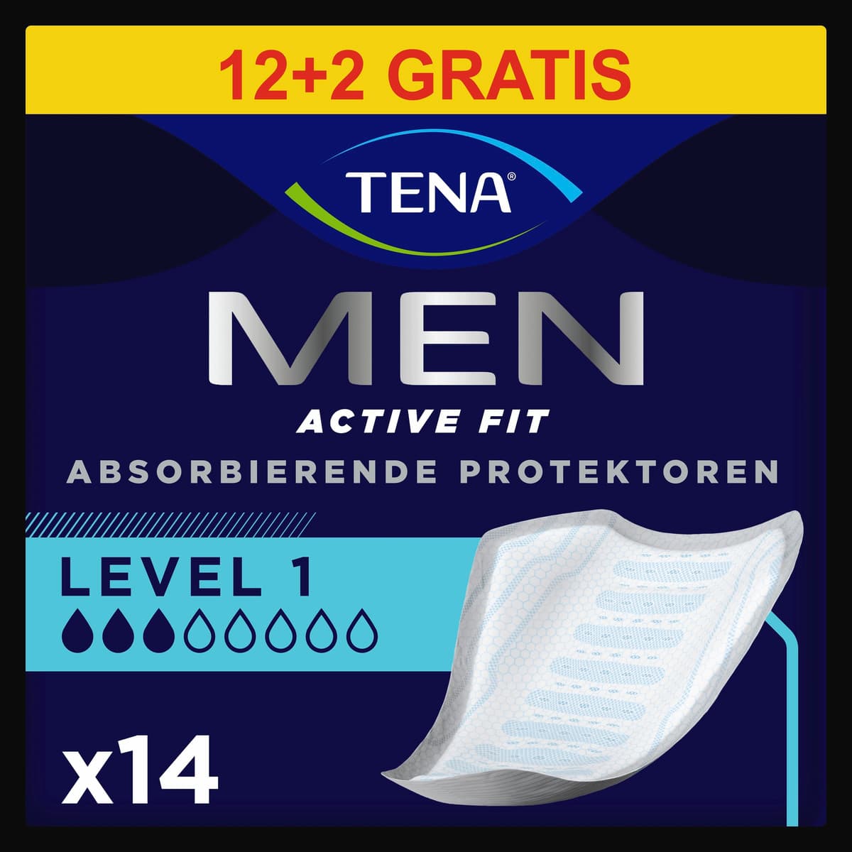 TENA MEN Level 1 Active Fit Inkontinenzeinlagen