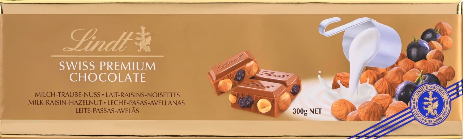 Lindt Traube-Nuss Tafel