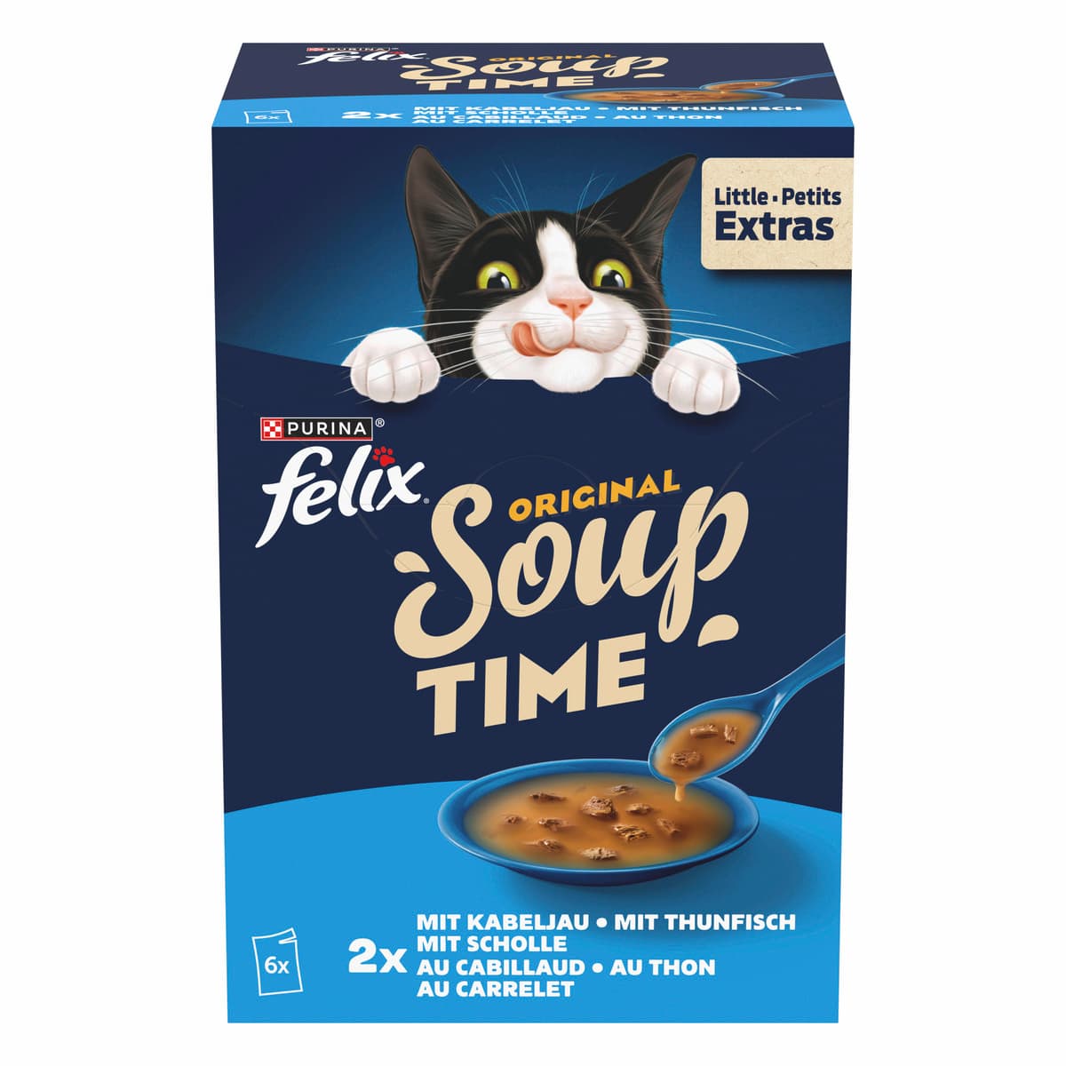 Polievka PURINA FELIX: Rôzne chute z vody s treskou