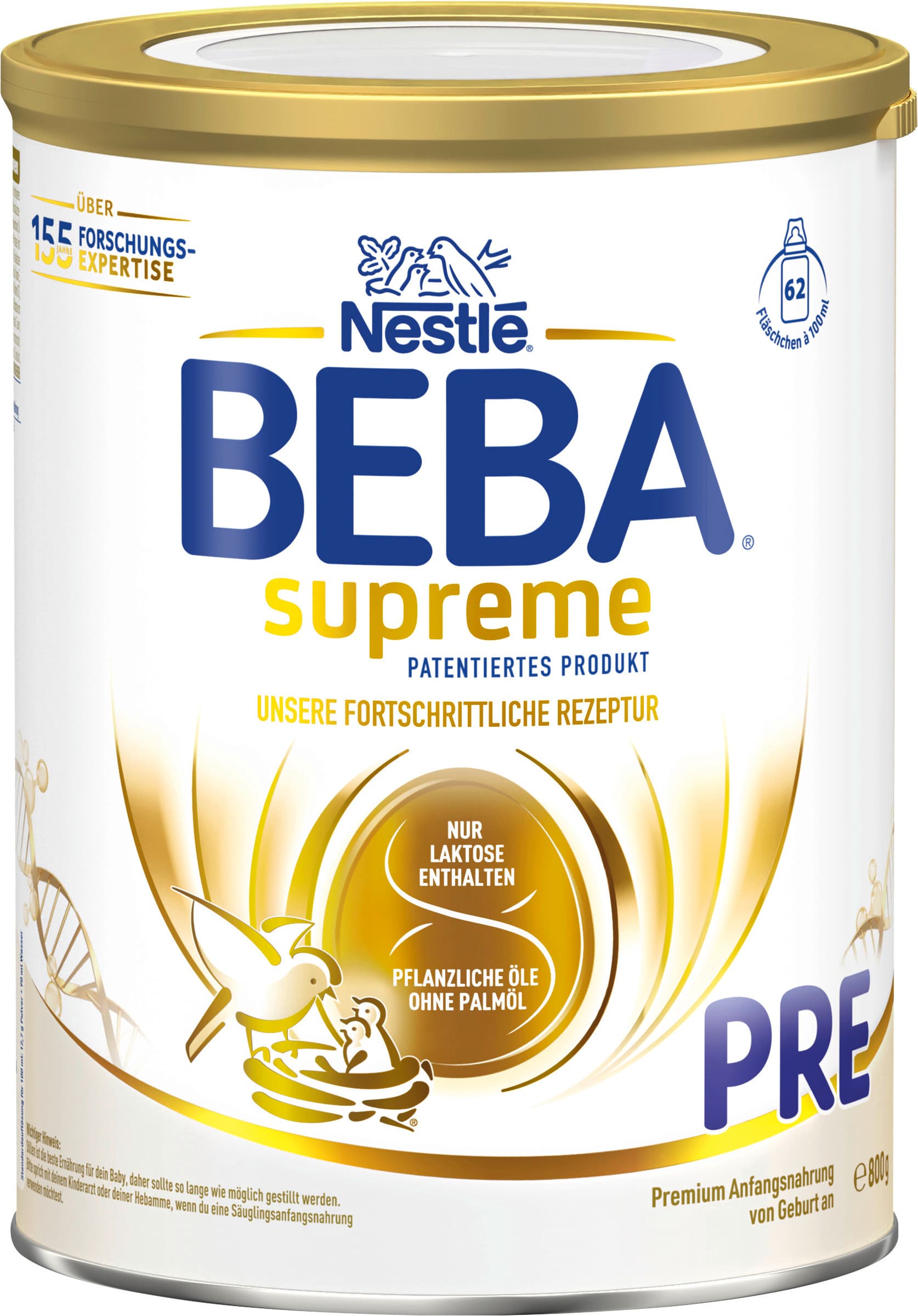 BEBA SUPREME PRE Säuglingsanfangsnahrung von Geburt an