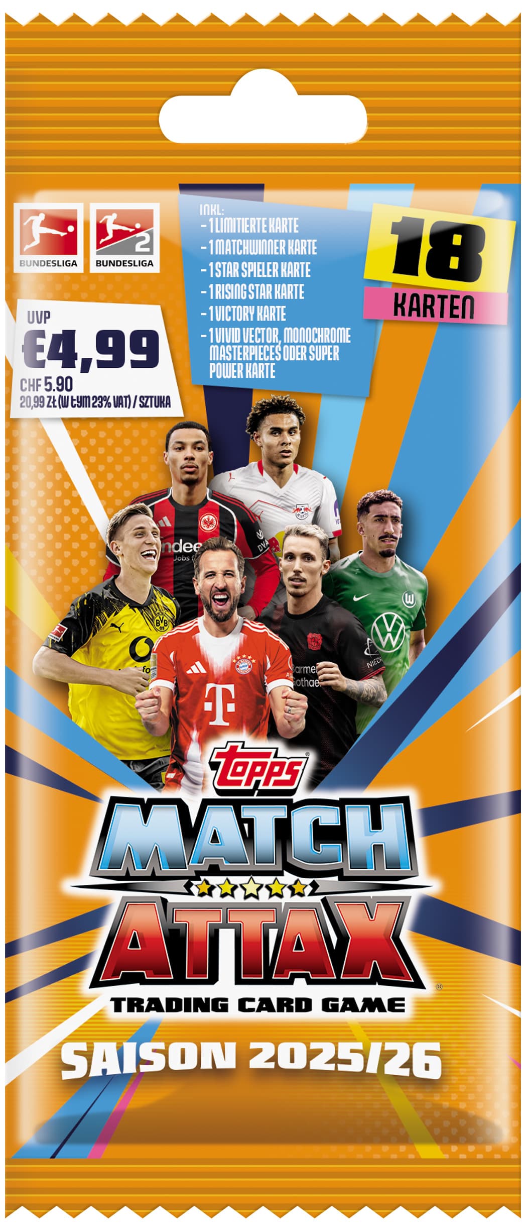 Topps Match Attax Bundesliga 2025/2026 – Power Pack
