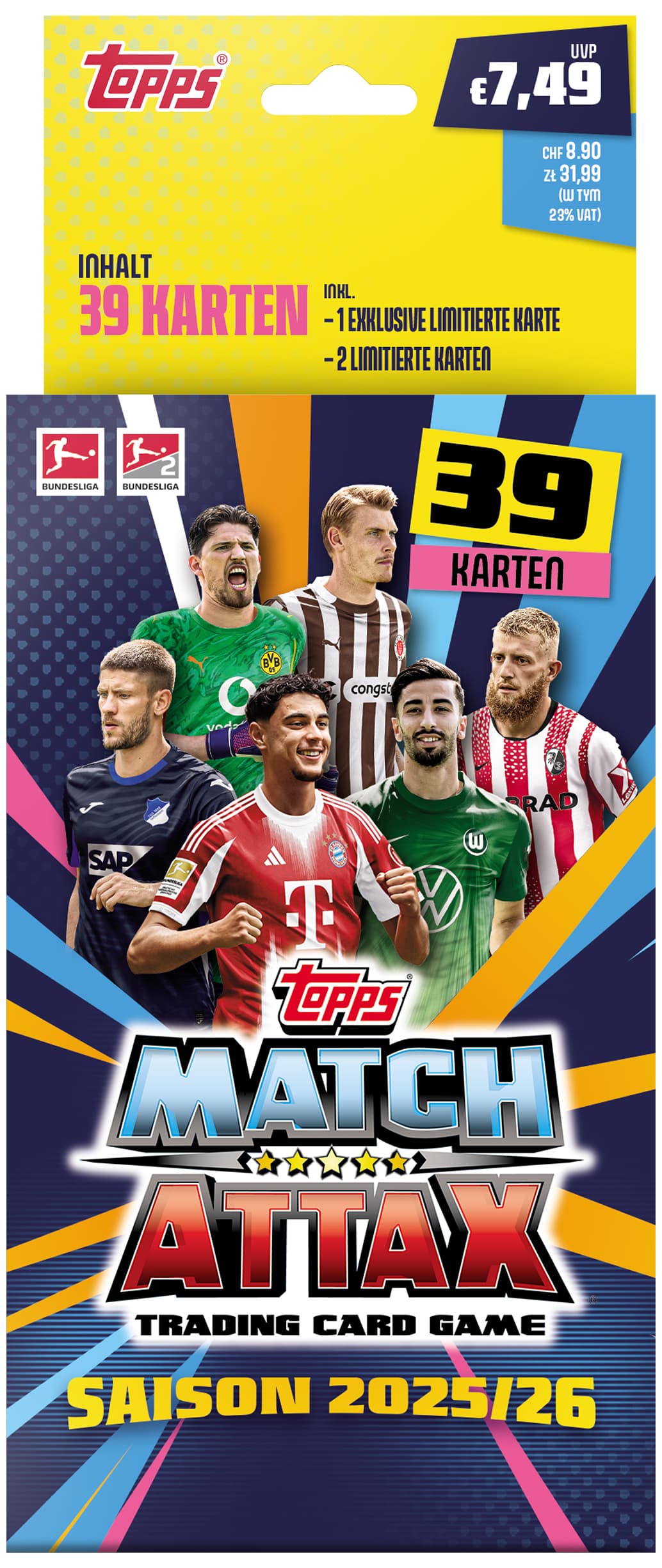 Topps Match Attax Bundesliga 2025/2026 – Eco Pack