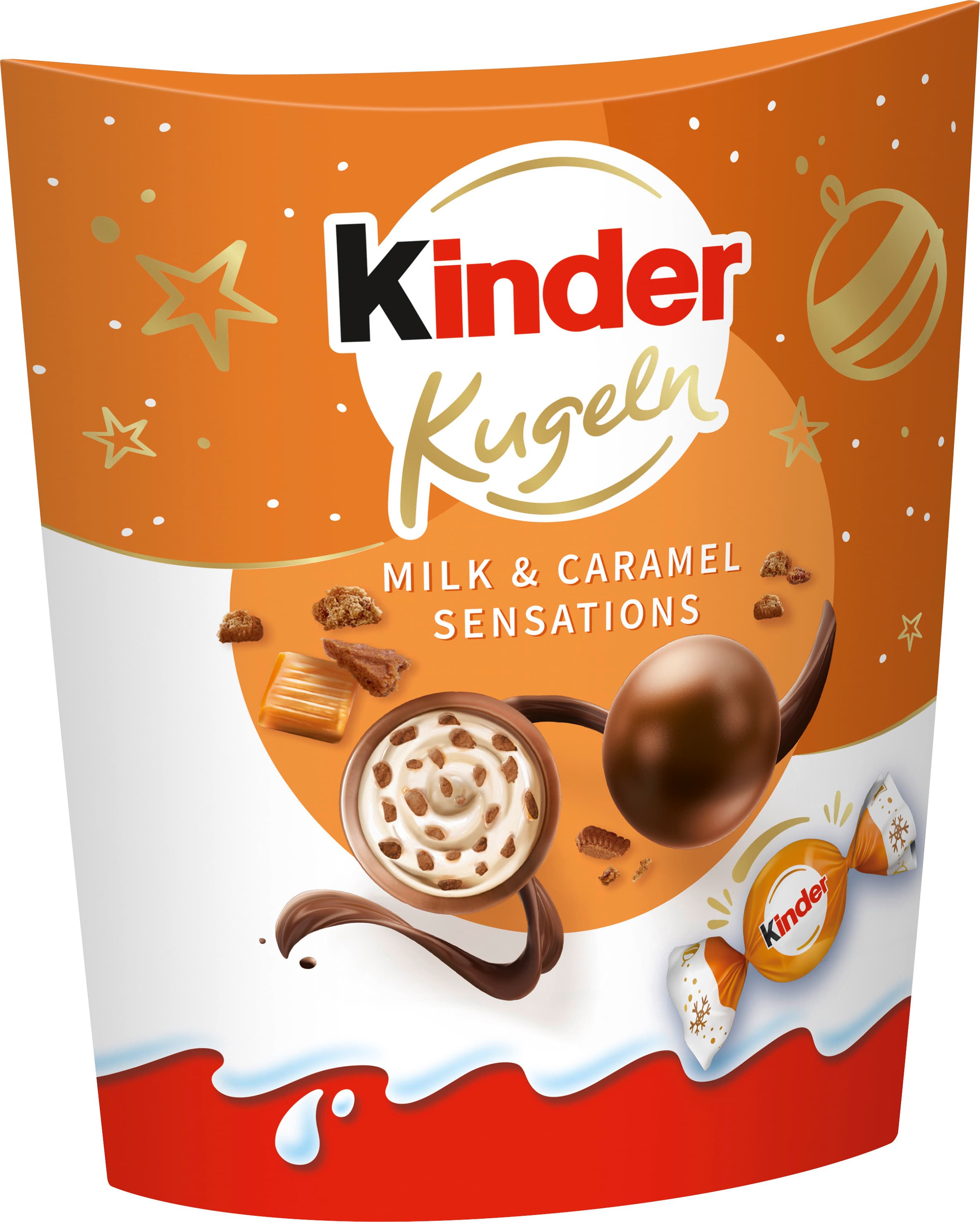 kinder Kugeln Weihnachten Milk & Caramel Sensations