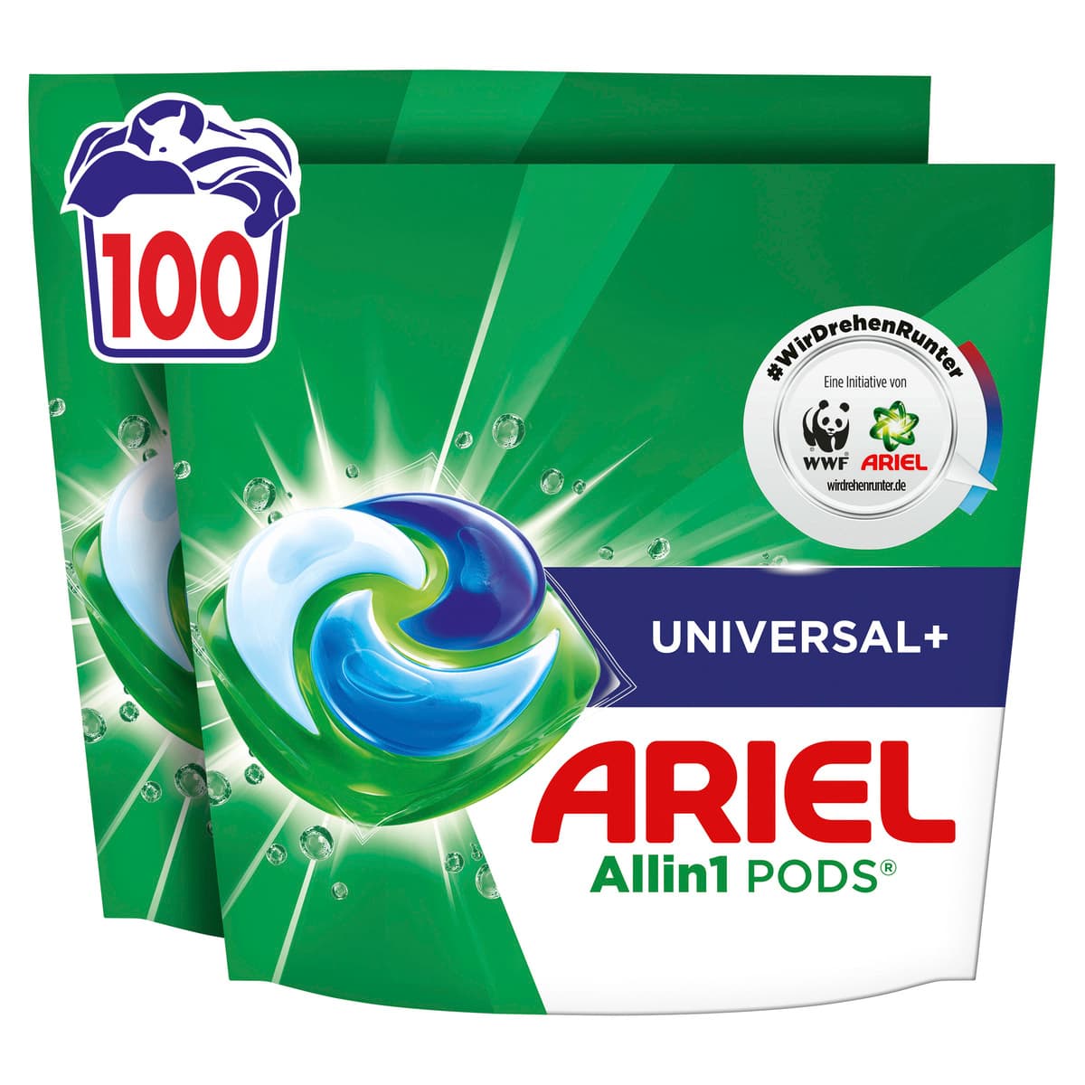 Ariel All-in-1 Vollwaschmittel Flüssig Pods Universal 100WL