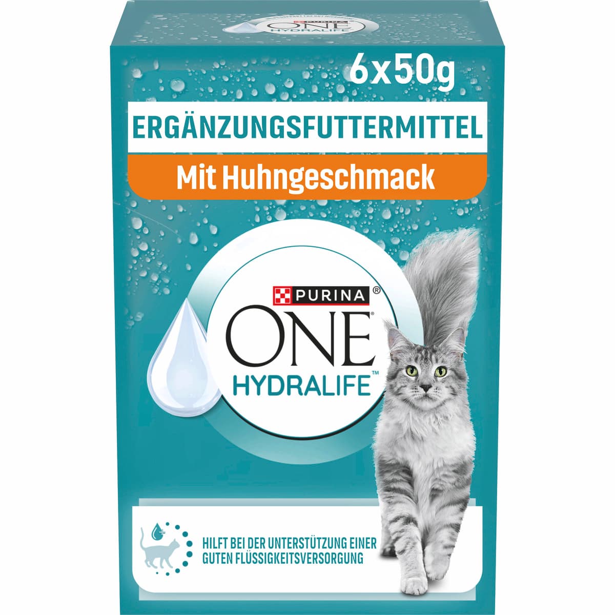 PURINA ONE Katzennassfutter Hydralife Huhn 6x50g