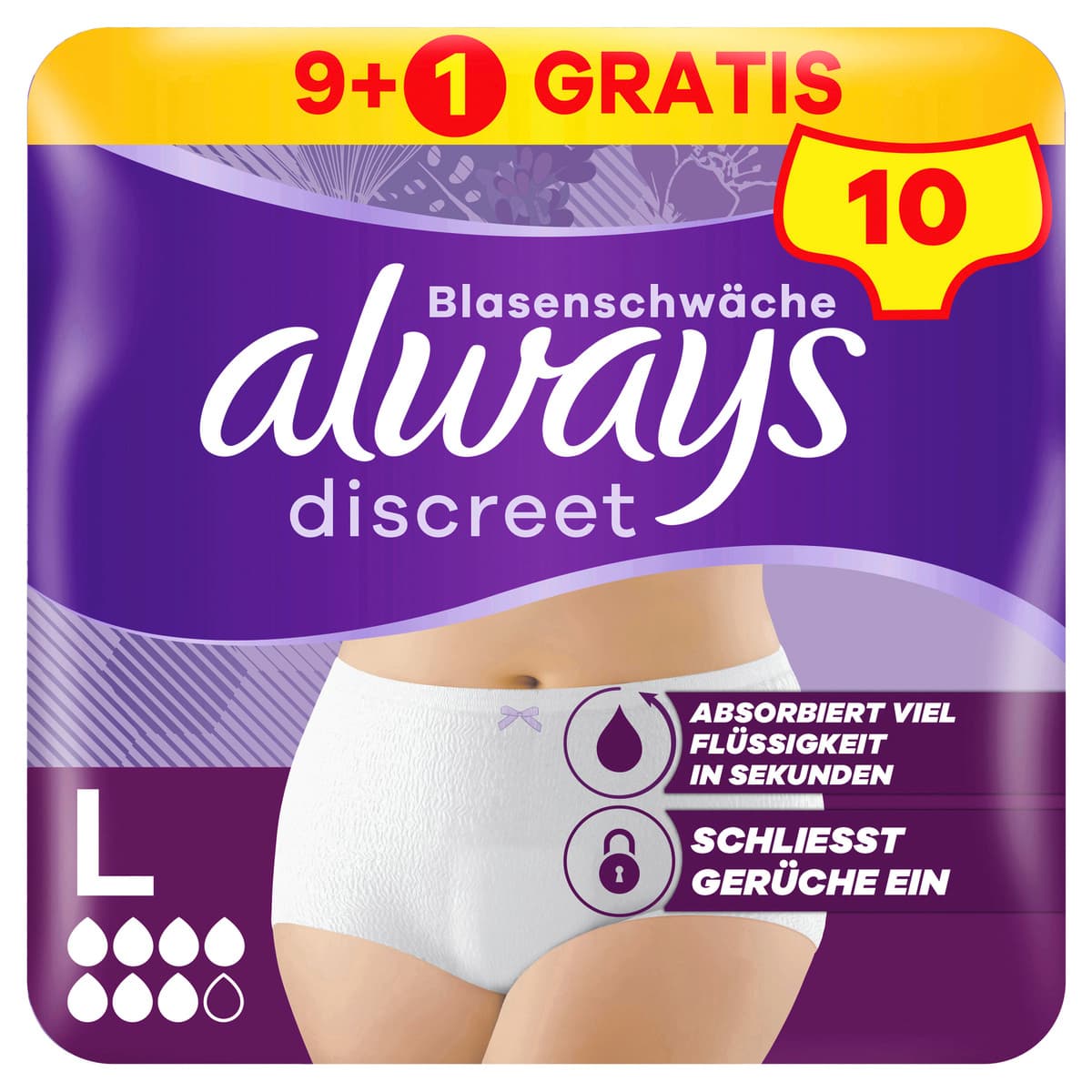 Always Discreet Inkontinenz Pants Plus L