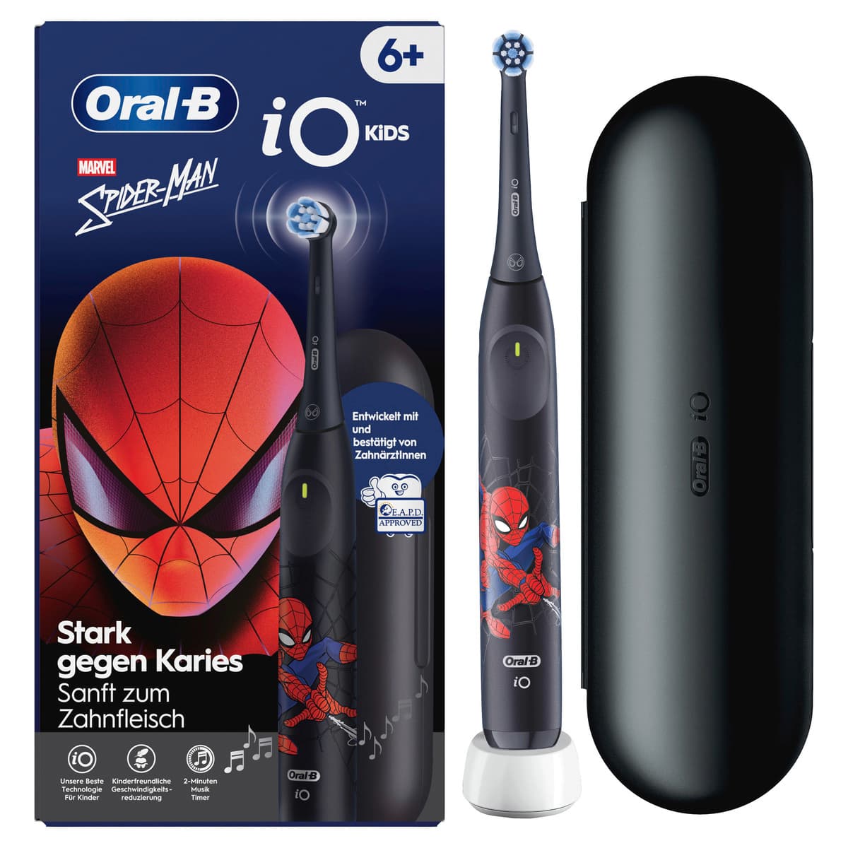 Oral-B iO Kids 6+ mit Reiseetui Spiderman