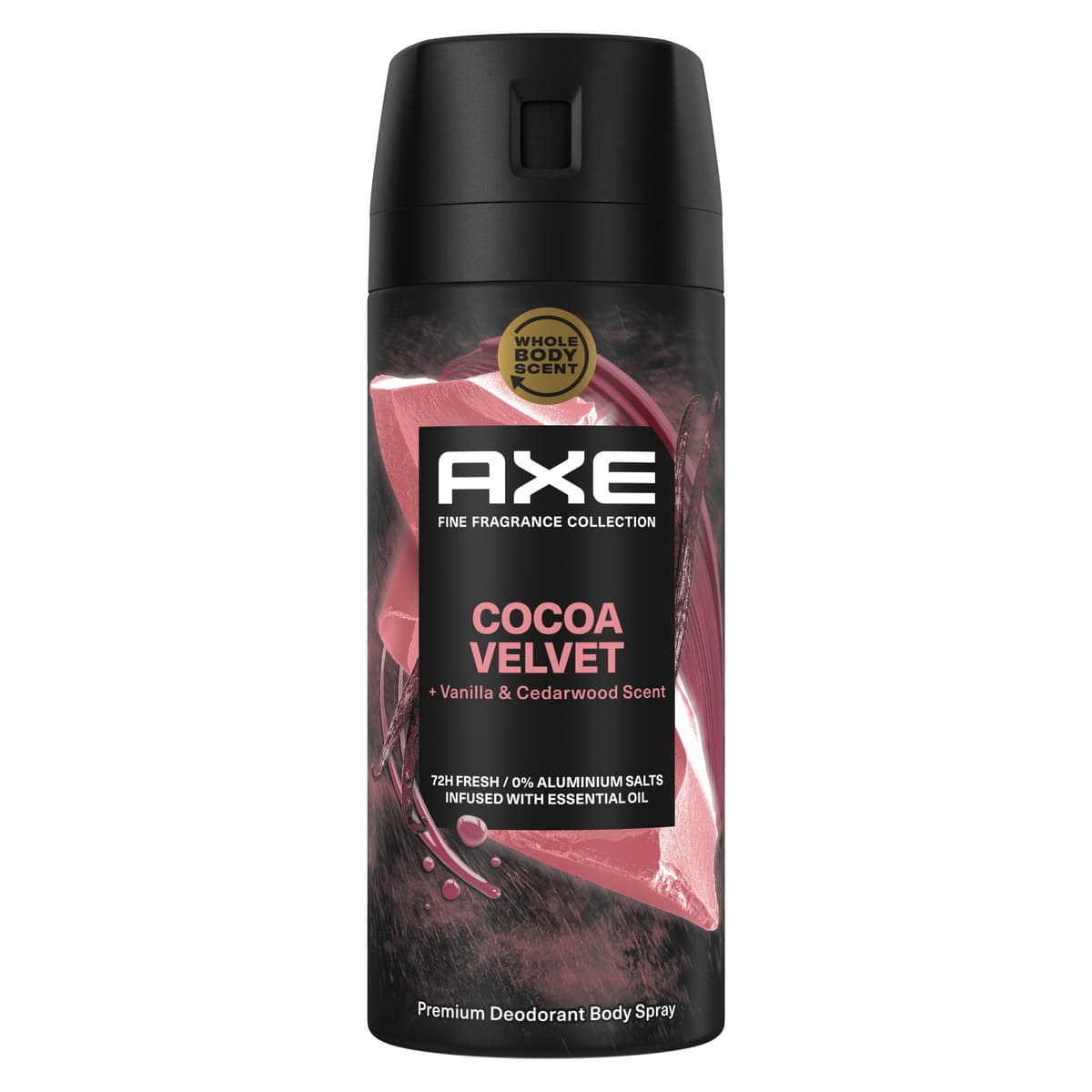Axe Premium Bodyspray Cocoa Velvet ohne Aluminiumsalze