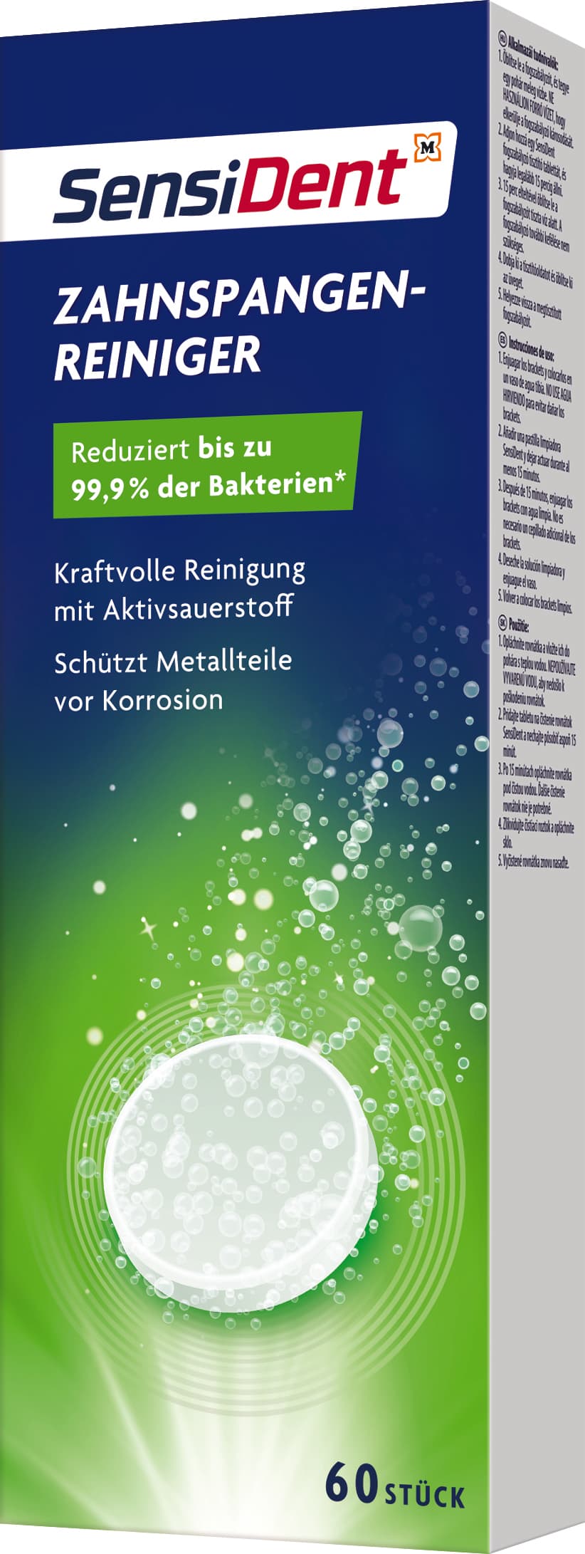 SensiDent Zahnspangen Reiniger Tabs