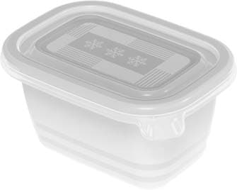 rotho Gefrierdosen Set DOMINO 6-tlg. 0,25l