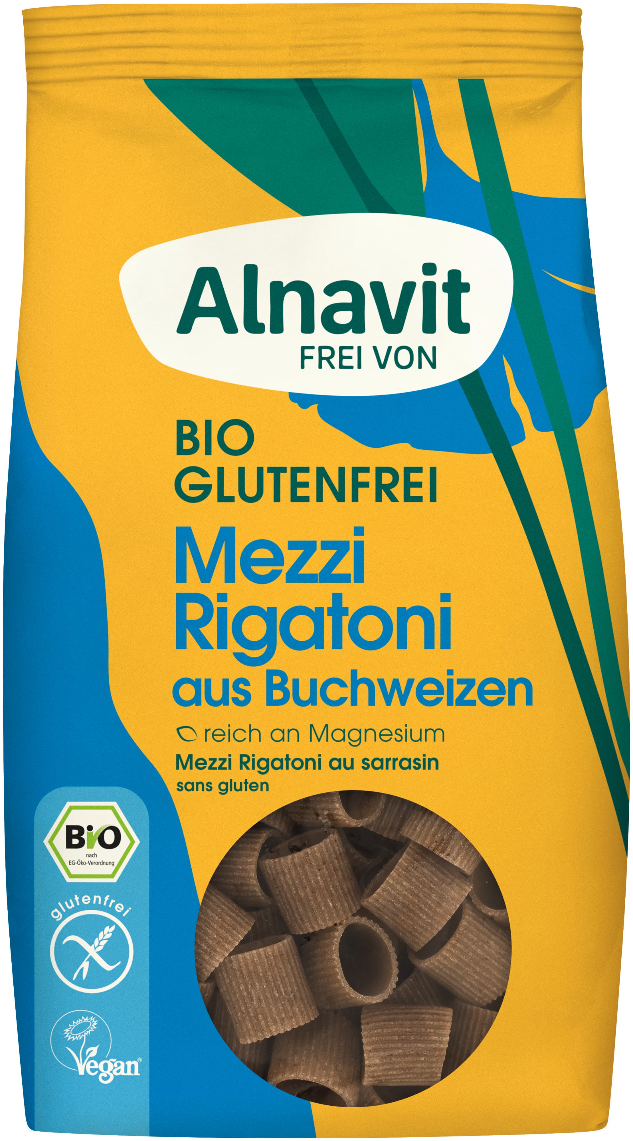 Alnavit Bio Buchweizen Mezzi Rigatoni