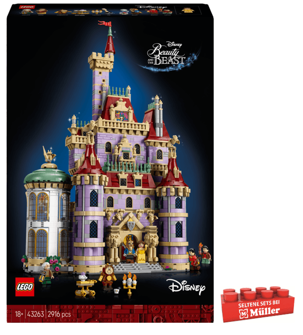 LEGO ǀ Disney Princess Das Schloss aus „Die Schöne und das Biest“ 43263