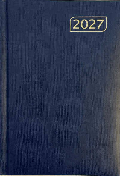 Kalender-Buch 2027 A6 CAPYS BLAU