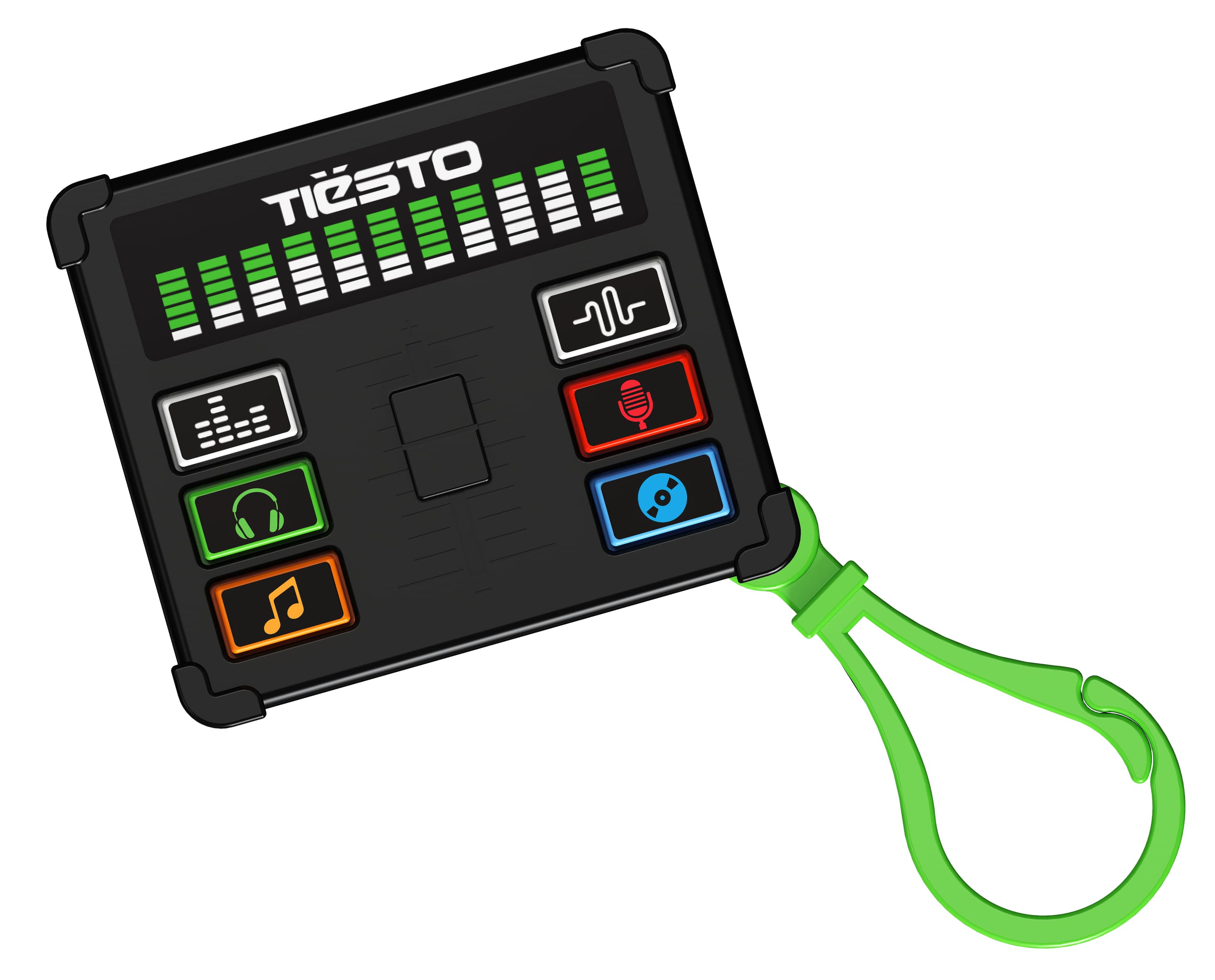 Tiësto Pocket Beats Soundpad mit 4 Melodien, 8 Soundeffekten und Taschenclip
