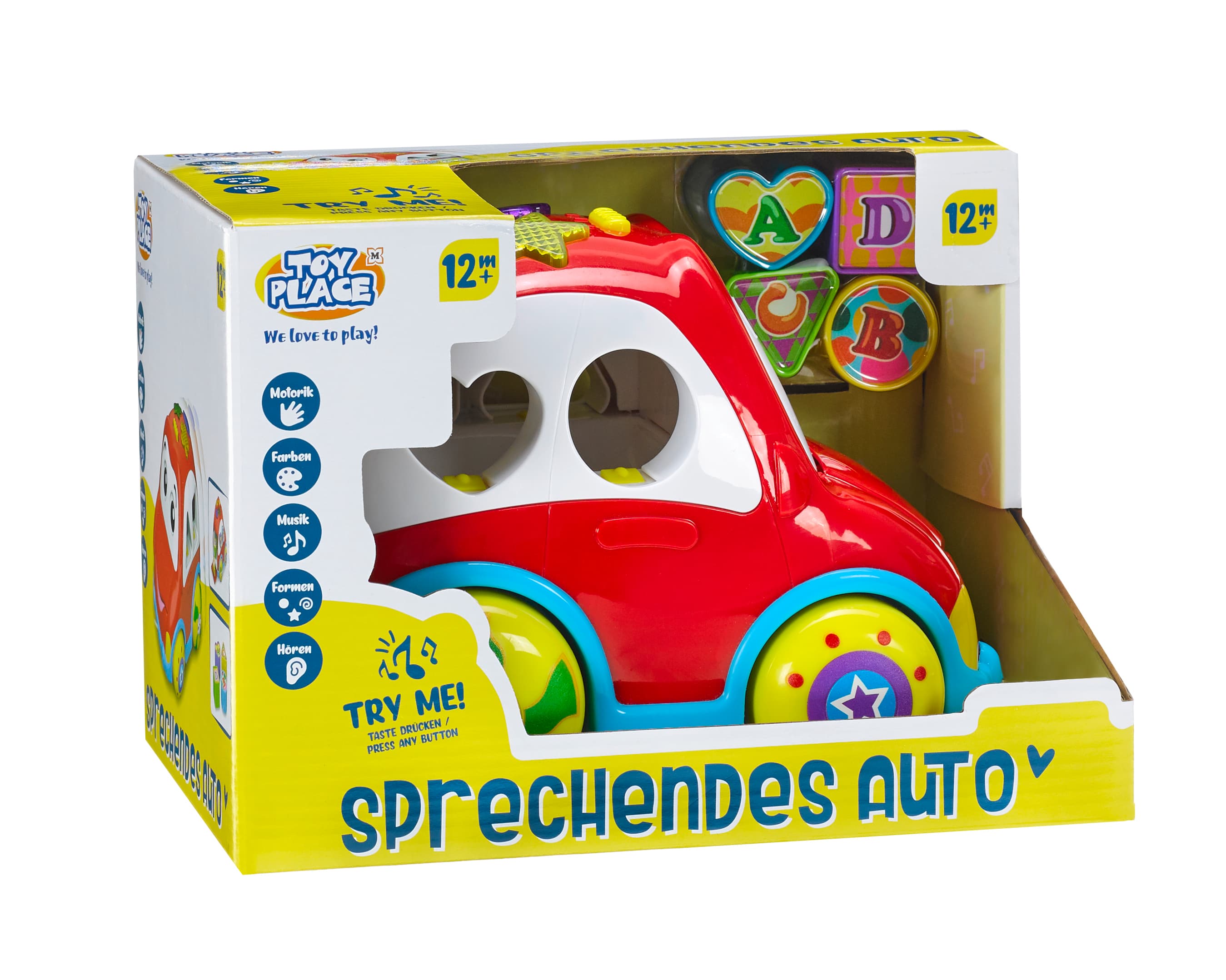 Müller - Toy Place - Sprechendes Auto mit Formensortierer sortiert