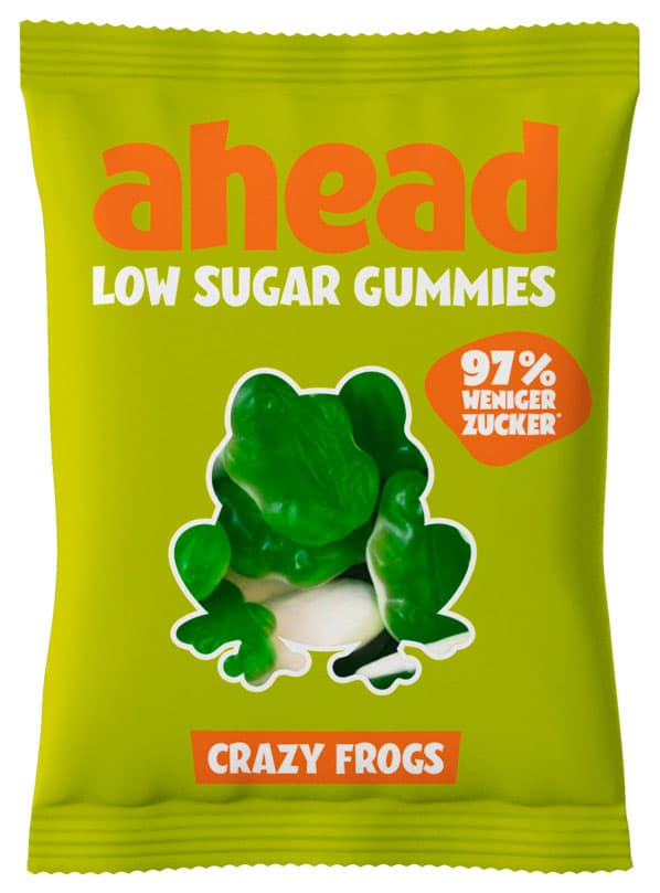 AHEAD Crazy Frogs Gummies Low Sugar