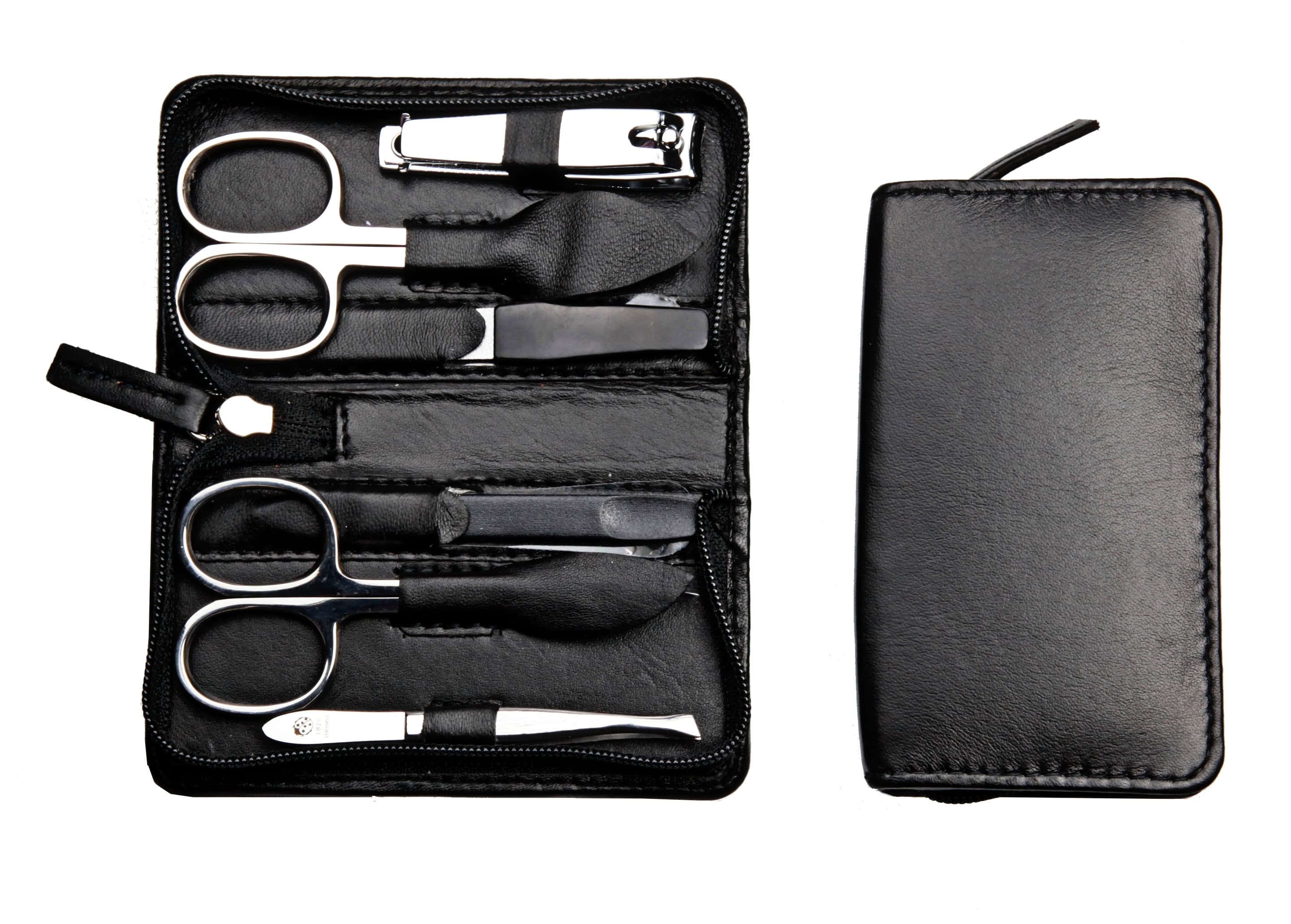 Kniebes Maniküre-Etui Nappa-Leder 6-teilig
