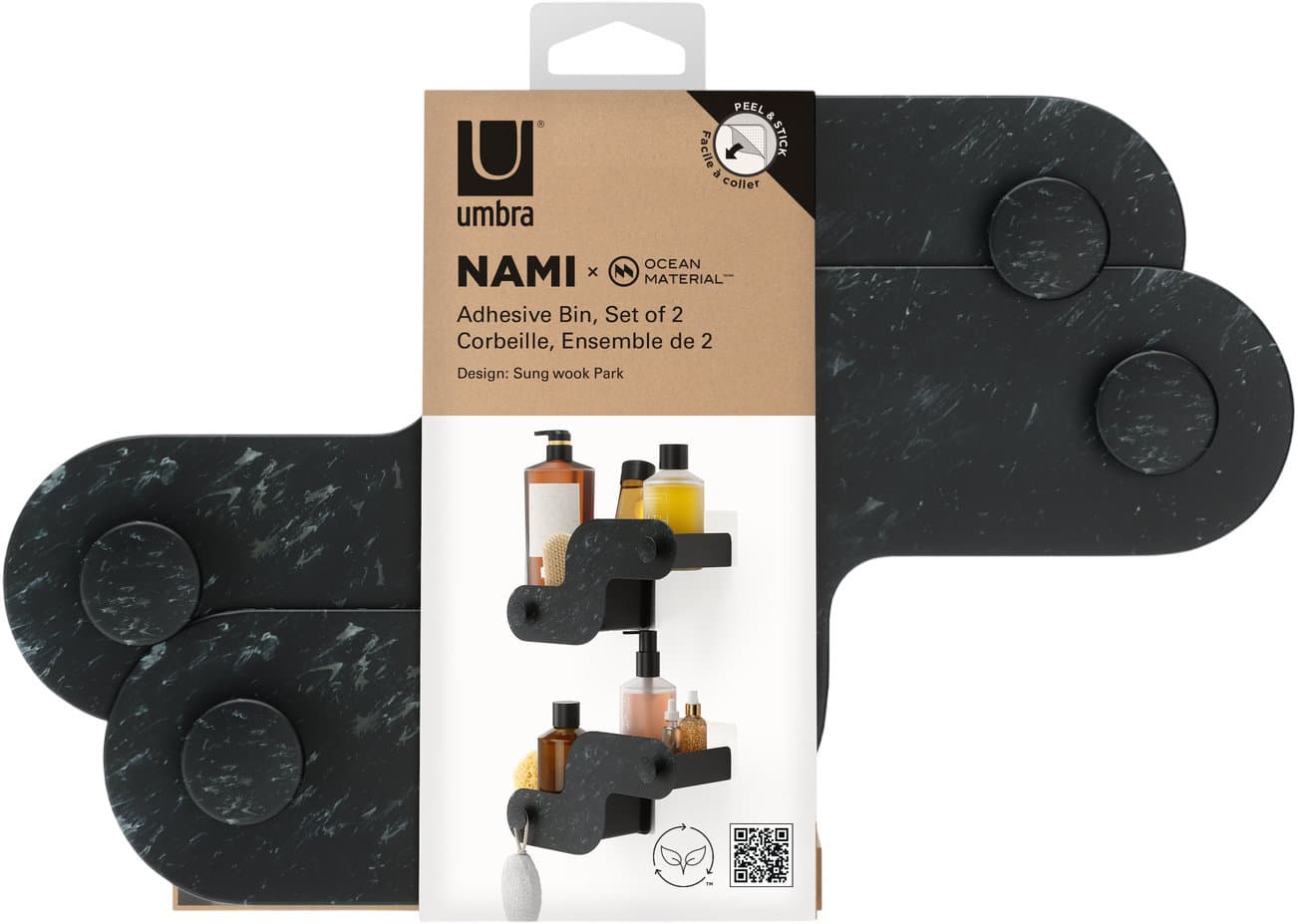 umbra Duschbehälter zum Kleben Nami 2er Pack