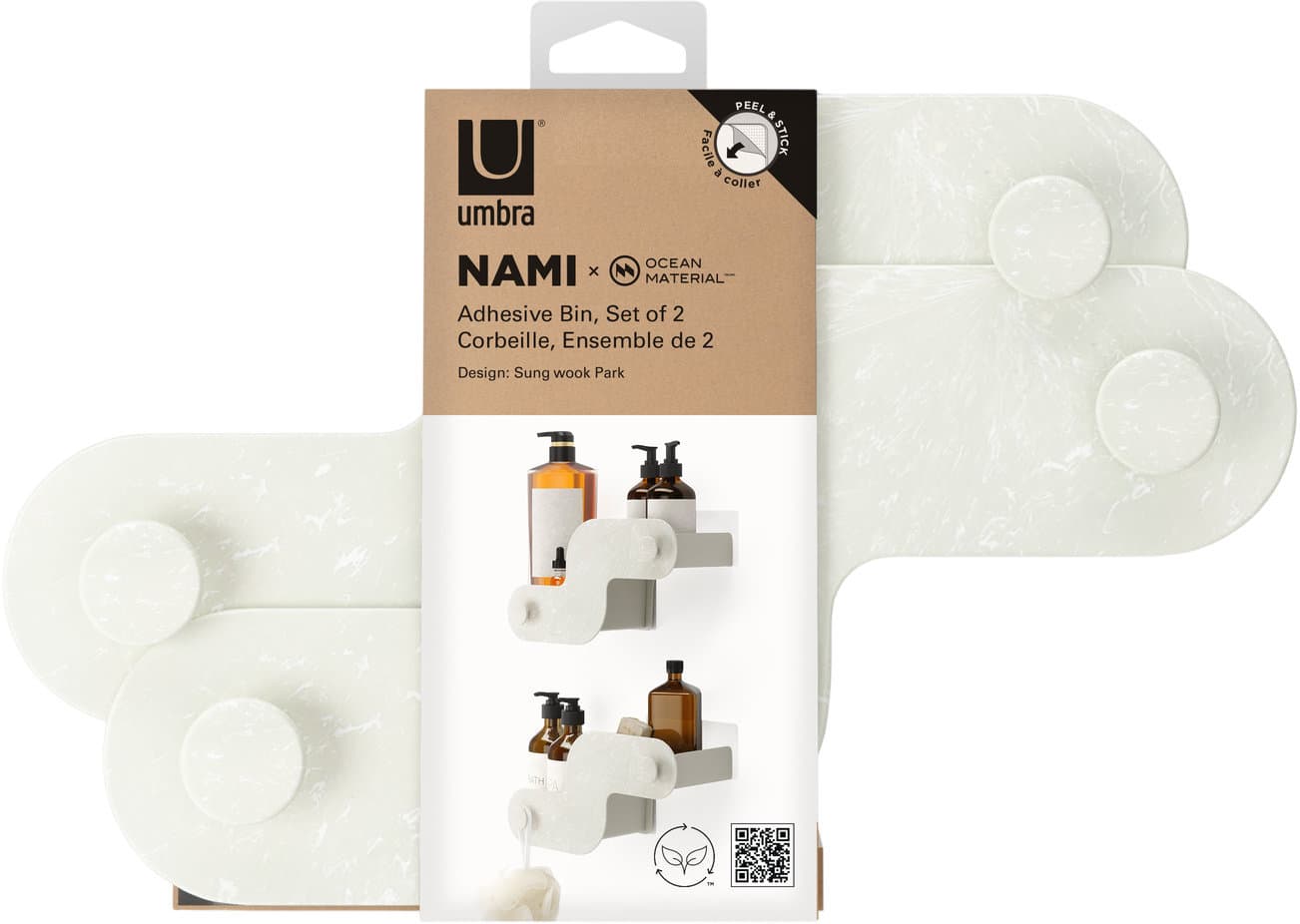 umbra Duschbehälter zum Kleben Nami 2er Pack
