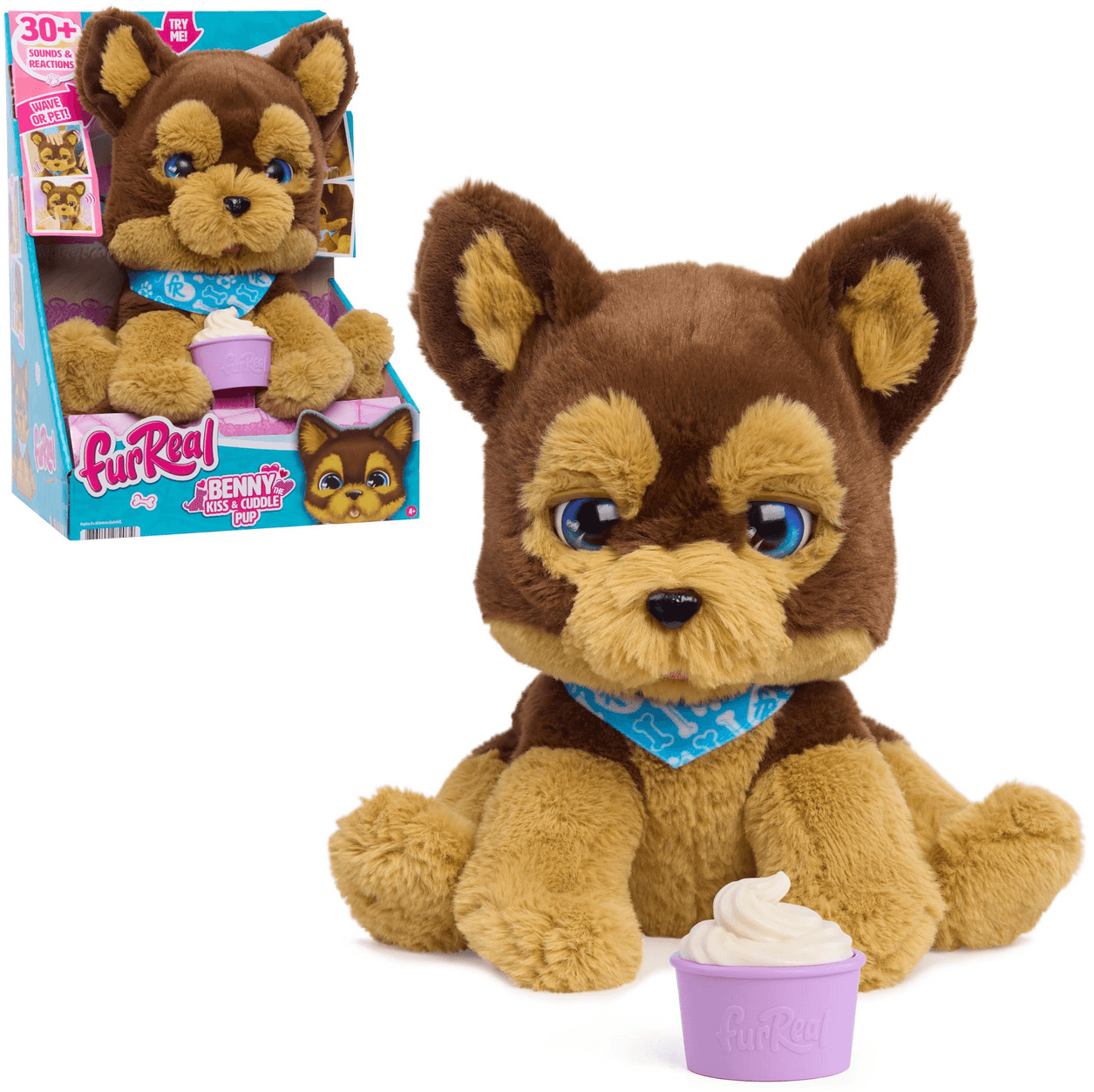 furReal 28203 Benny, der Küss-und-Kuschel-Welpe