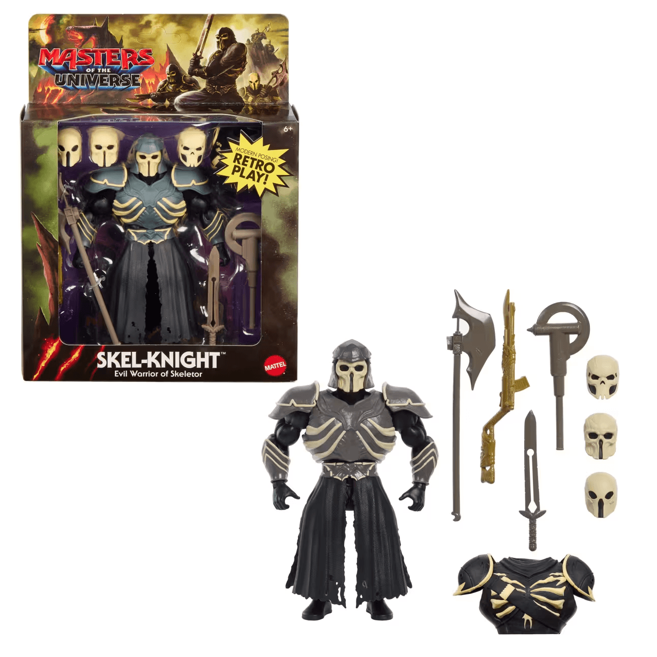 Masters of the Universe Origins Deluxe Skel-Knight Figur 2026 Movie Skeletor Warrior