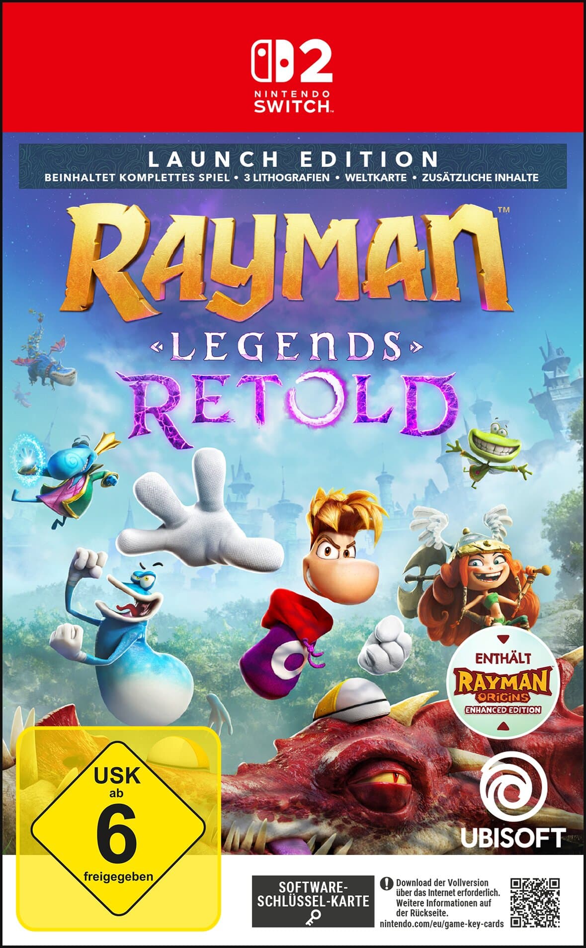 Rayman Legends Retold (Launch Edition) - Nintendo Switch 2