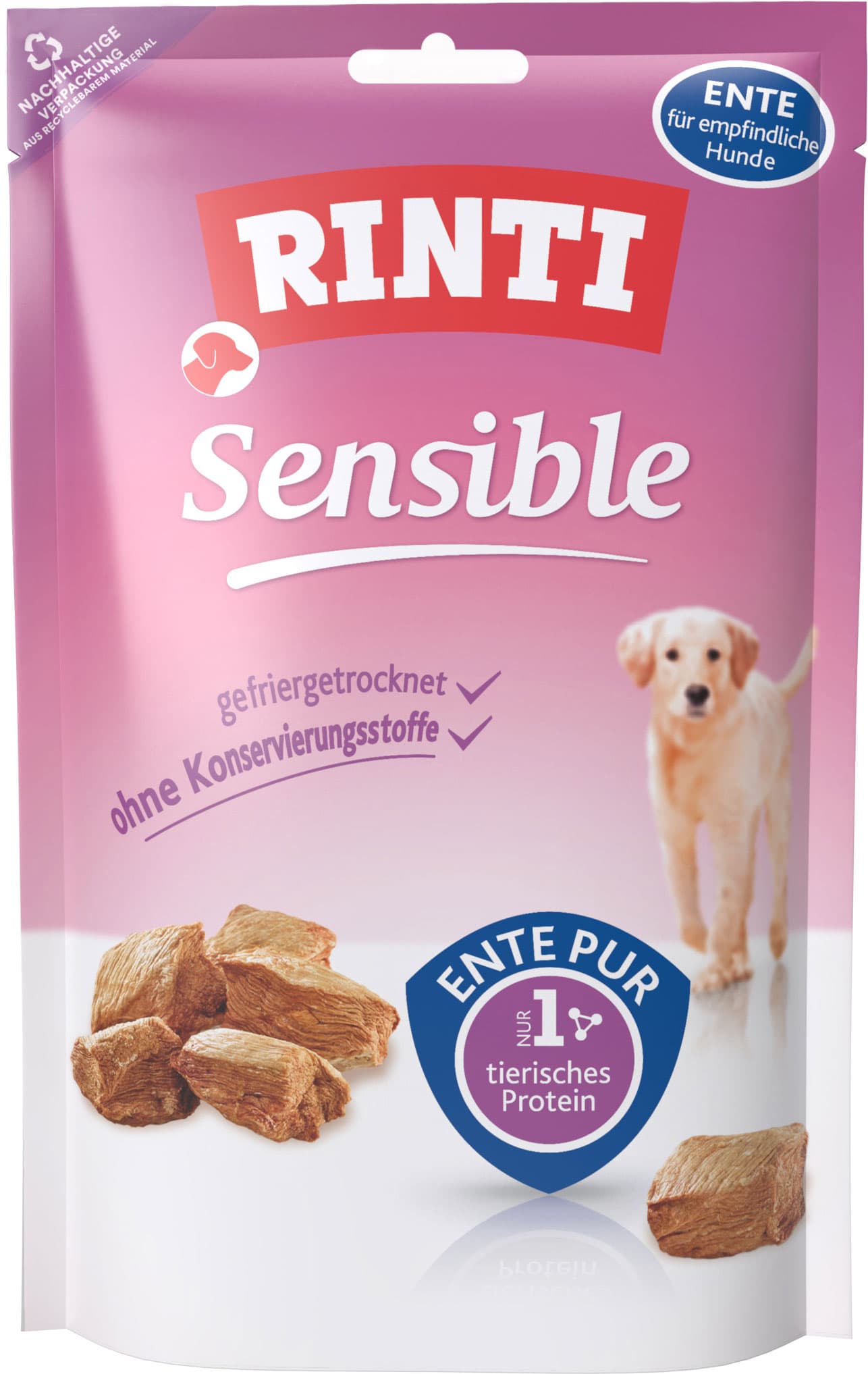 RINTI Hundesnacks Sensible Ente Pur