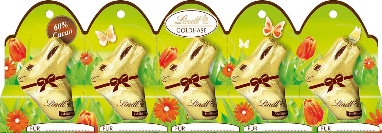 Lindt Mini Goldhase Edelbitter