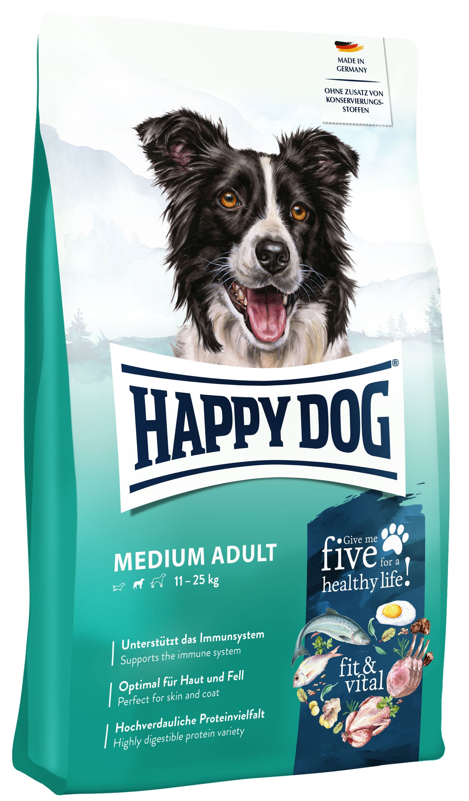 Happy Dog Supreme fit & vital Medium Adult Hundetrockenfutter 12kg