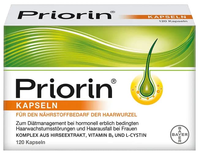Priorin Kapseln für den Nährstoffbedarf der Haarwurzel 120 Stück