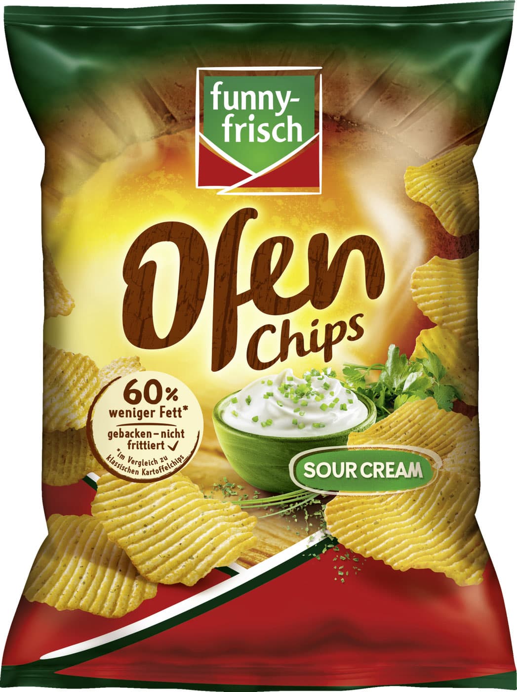 funny-frisch Ofen Chips Sour Cream