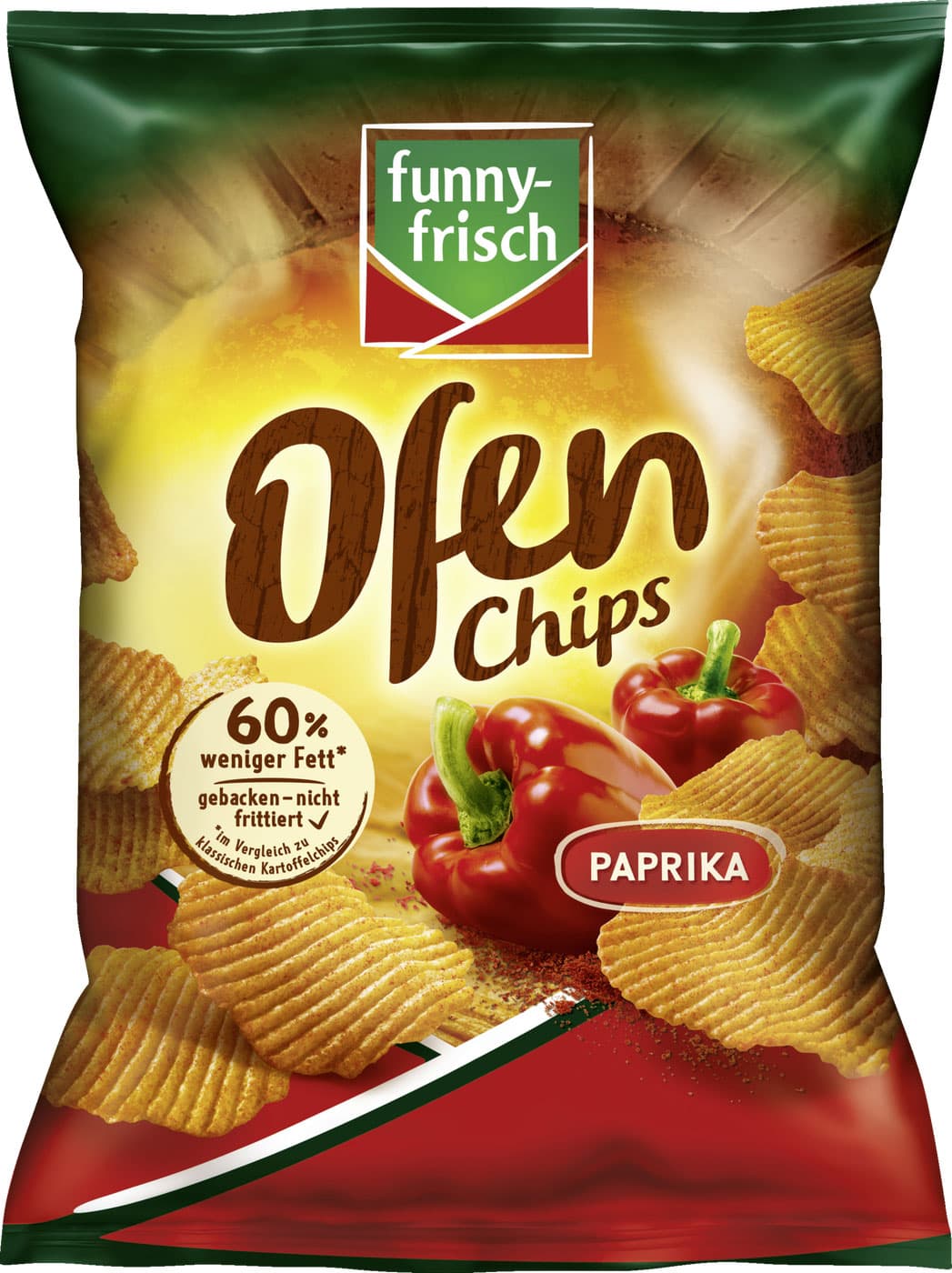 funny-frisch Ofen Chips Paprika