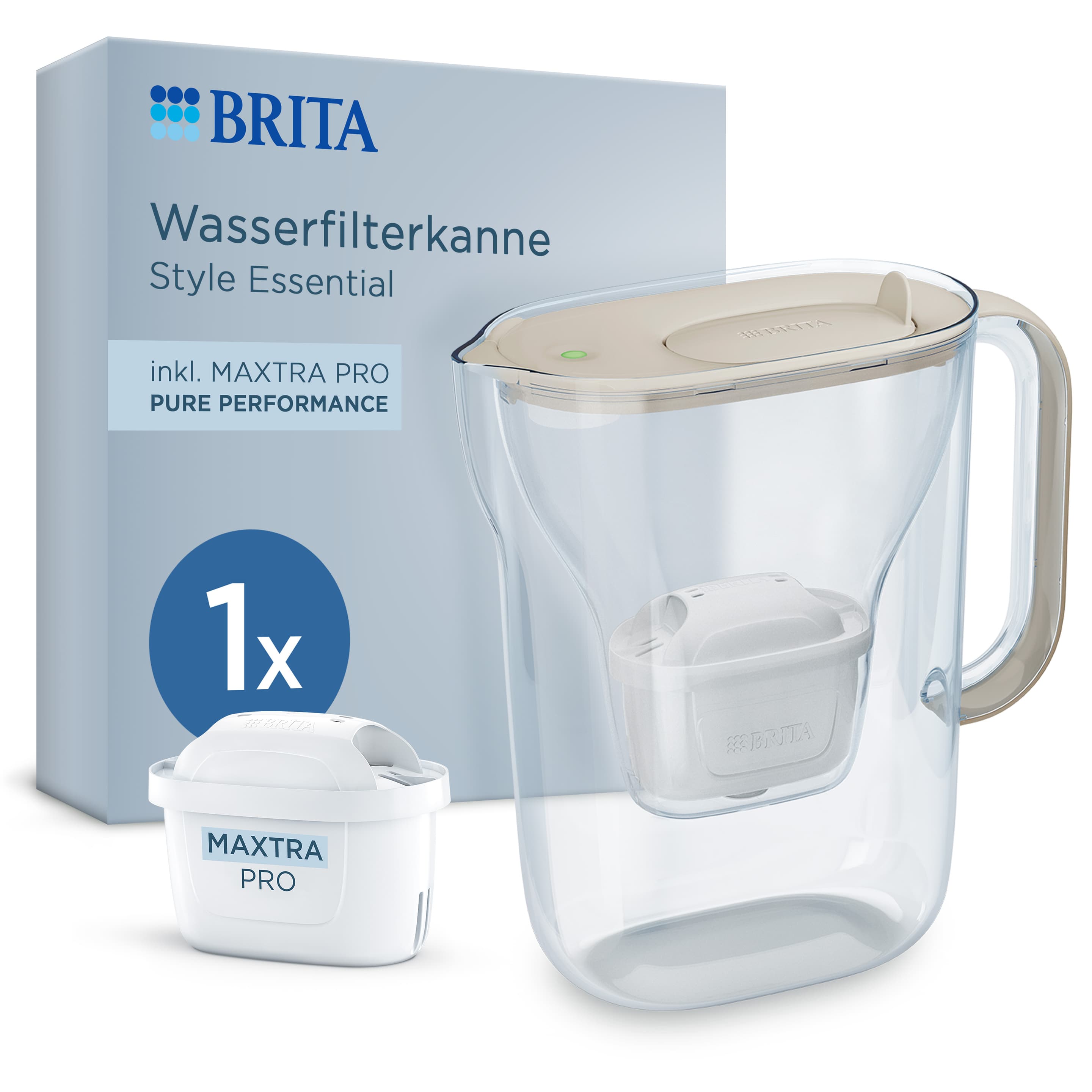 BRITA Wasserfilter Kanne Style Essential