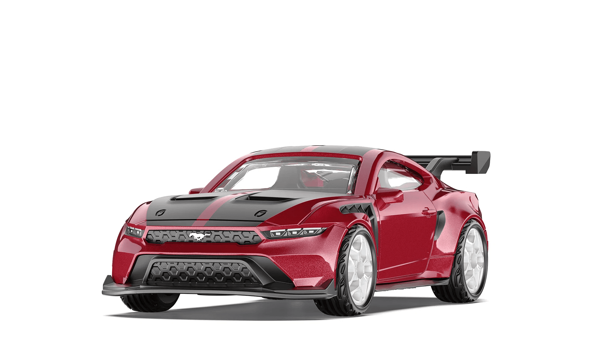 siku Ford Mustang GTD Modellauto in Rot mit Gummireifen, Maßstab 1:50, ab 3 Jahren